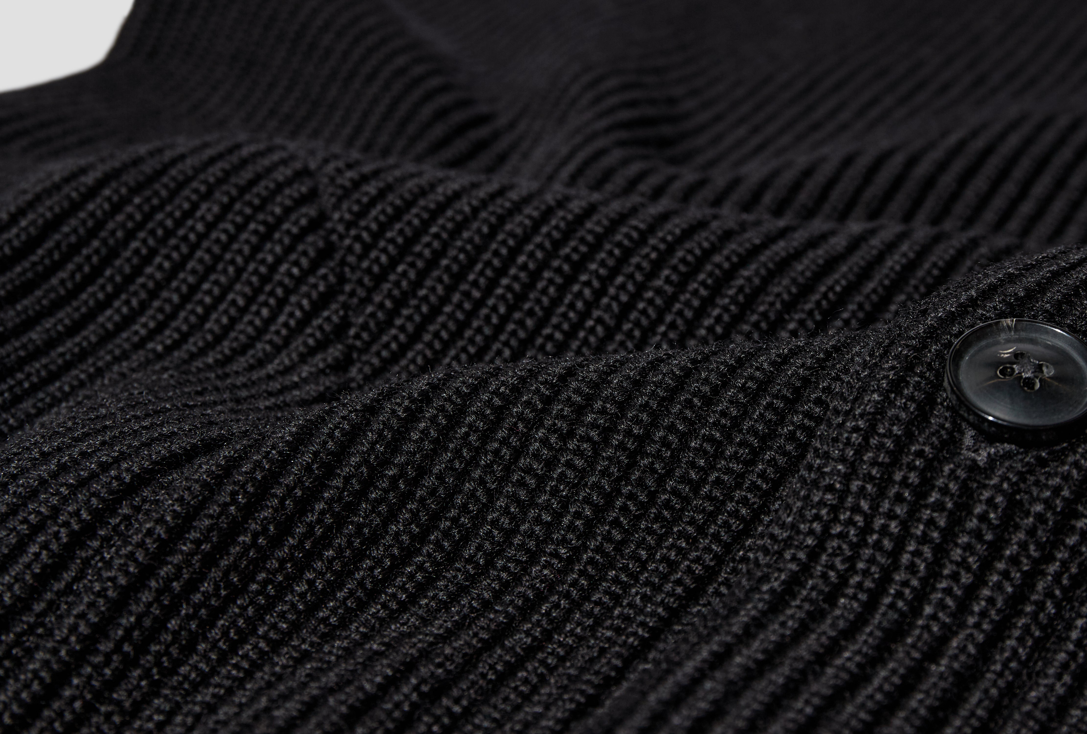 SKIPPER JACKET - 7 GAUGE / SIGNATURE YARN Black