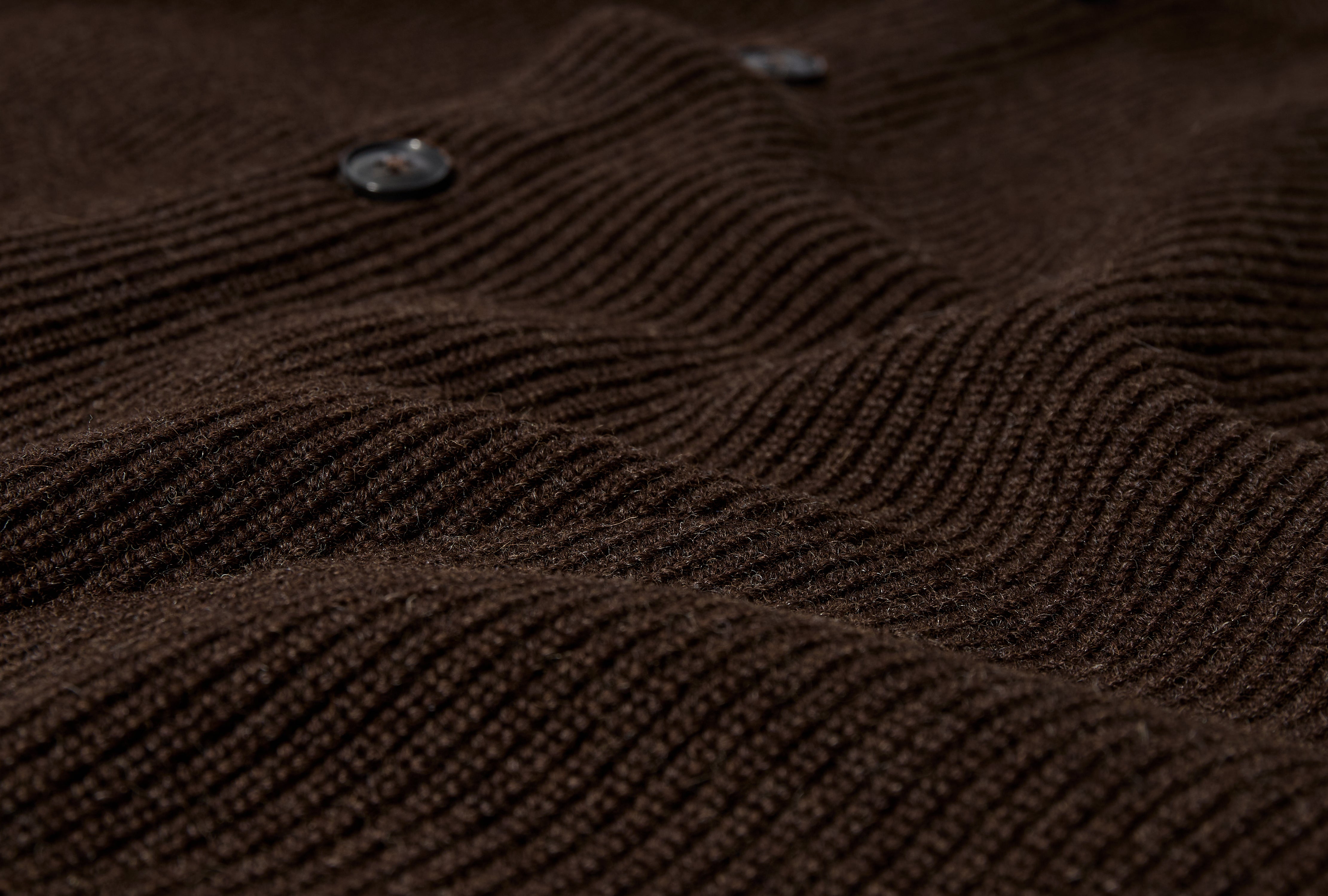SKIPPER JACKET - 7 GAUGE / UNDYED YARN Brown