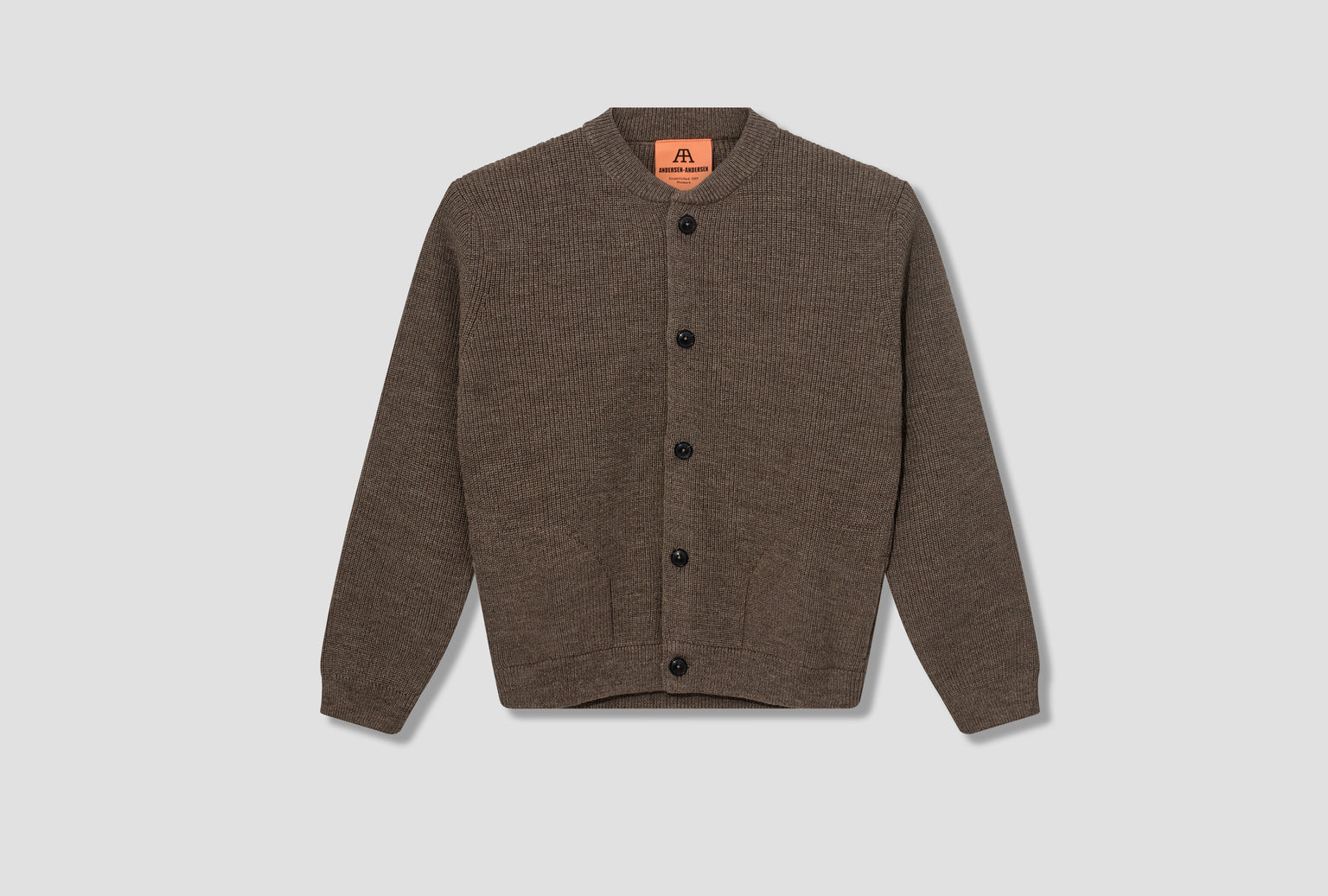 SKIPPER JACKET - G7 / UNDYED YARN Light brown