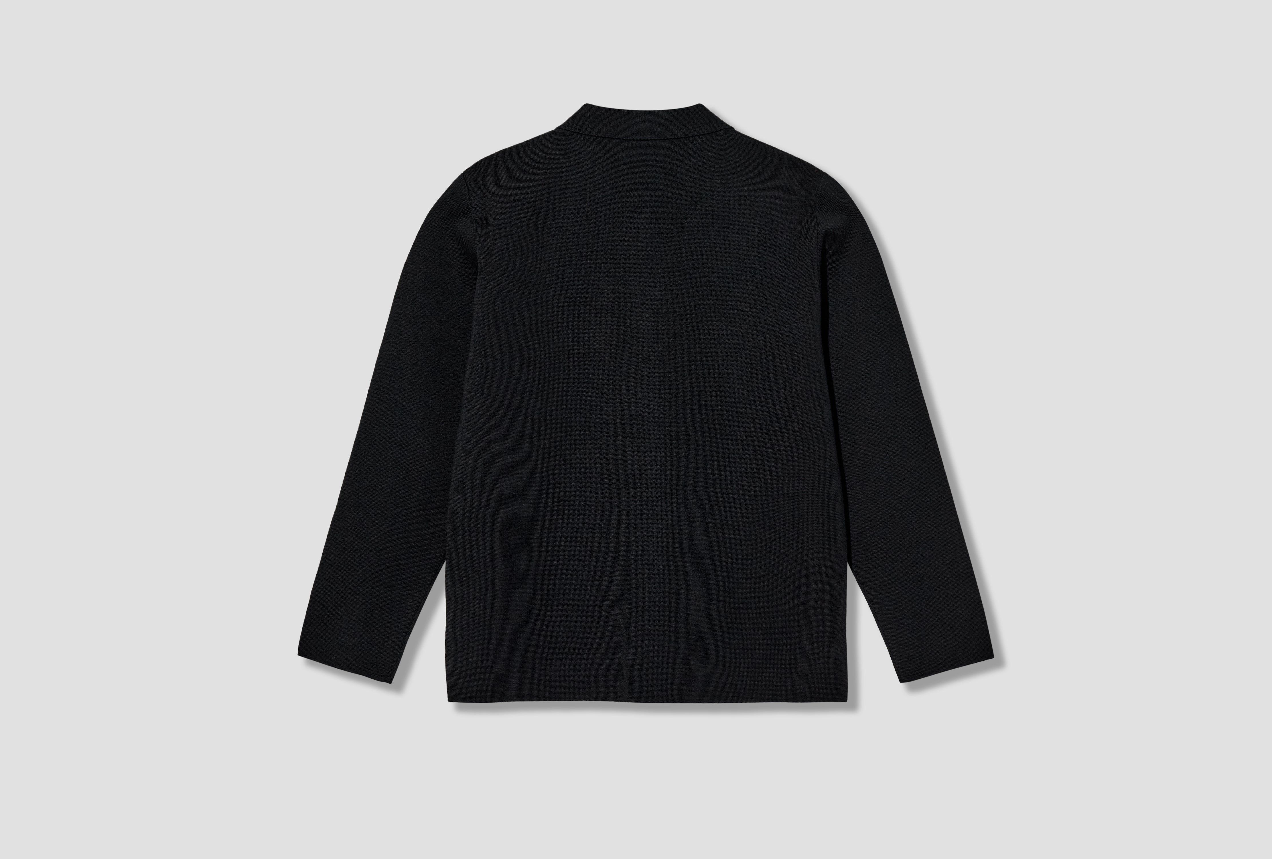 WORK JACKET - 12 GAUGE / SIGNATURE YARN Black