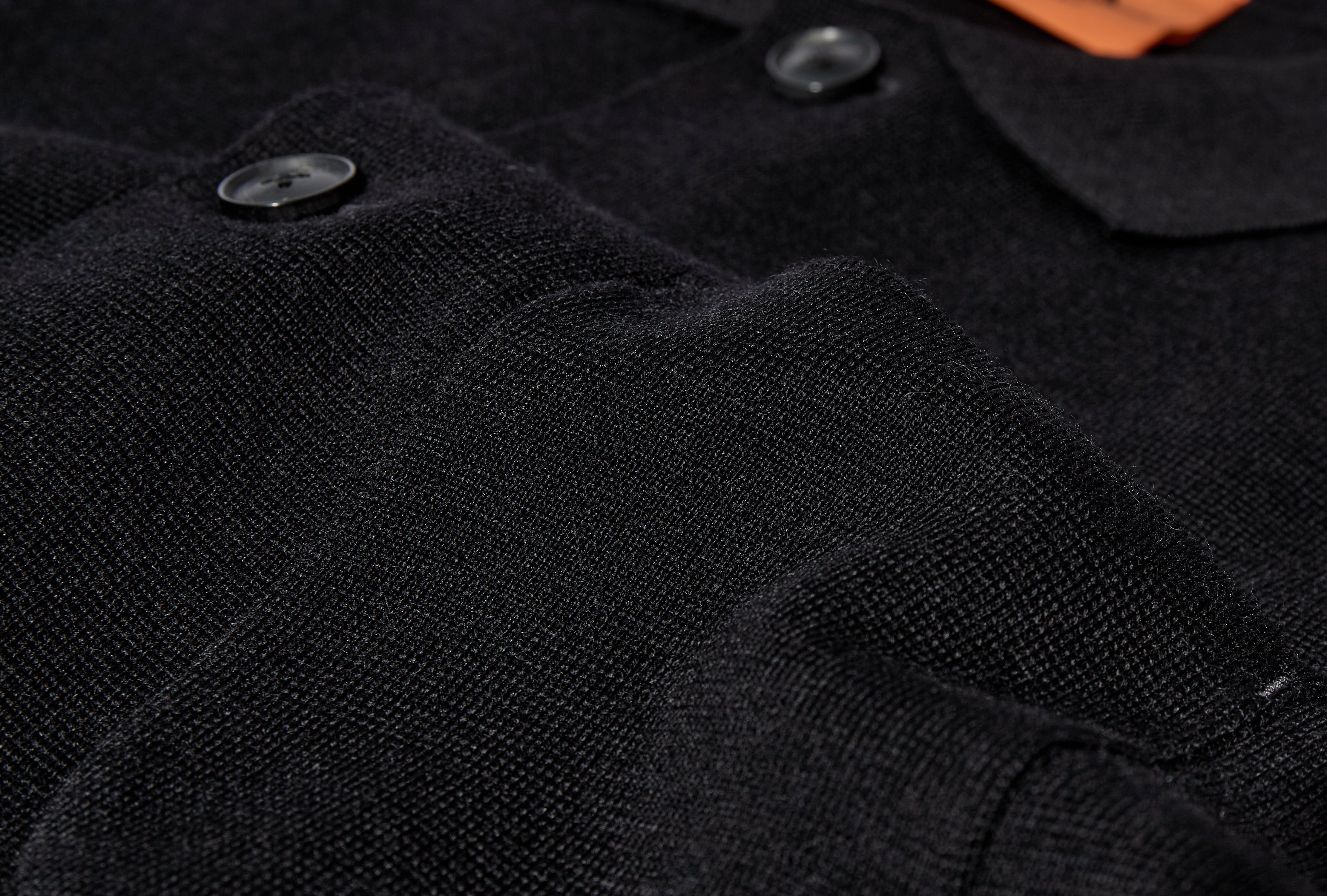 WORK JACKET - 12 GAUGE / SIGNATURE YARN Black