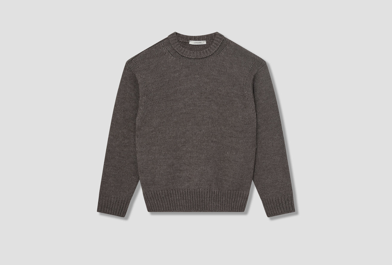 BOXY SWEATER - ALPACA BLEND TO1105 LK121 Grey