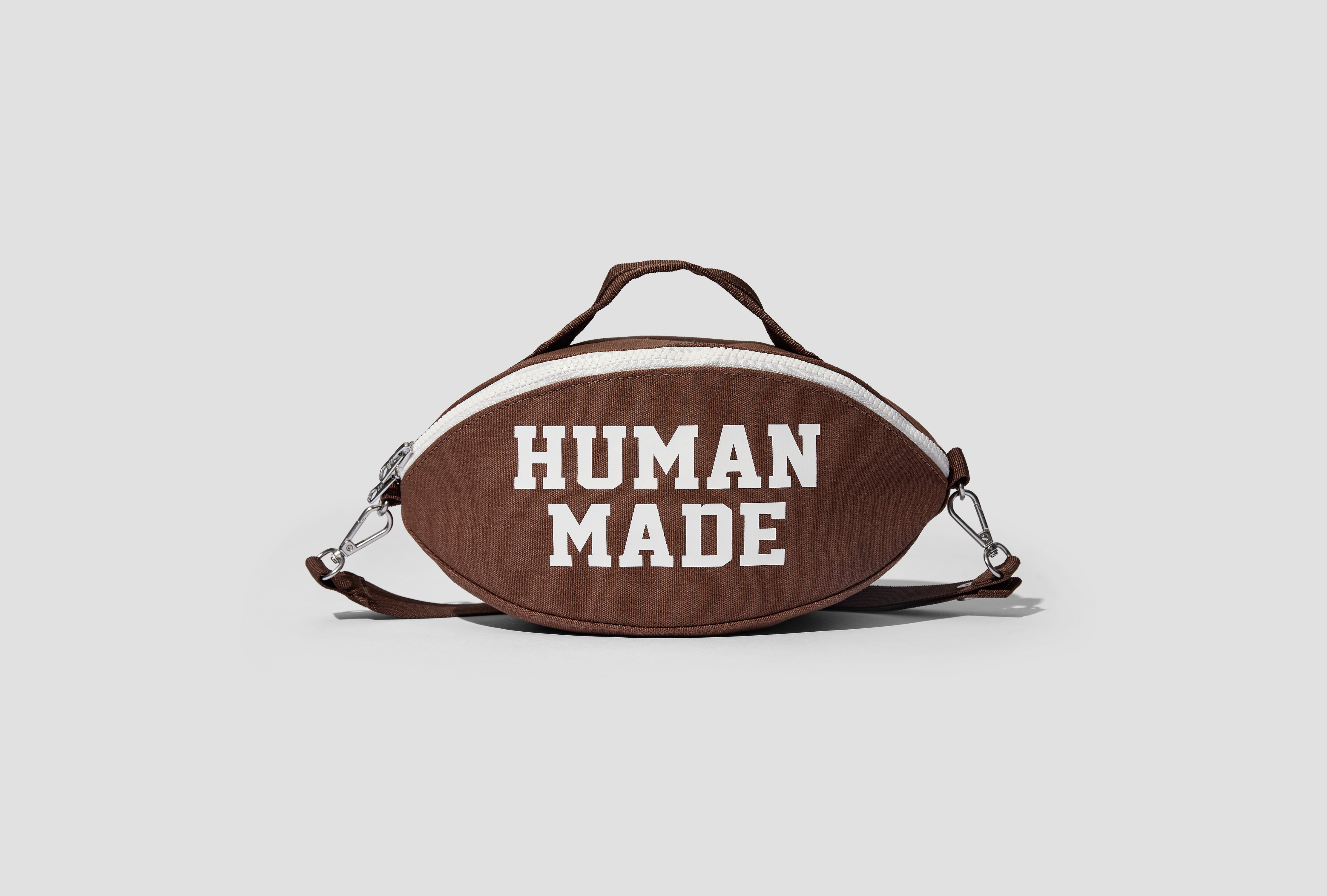 HUMAN MADE RUGBY BALL BAG HM26GD038 Brown – HARRESØ