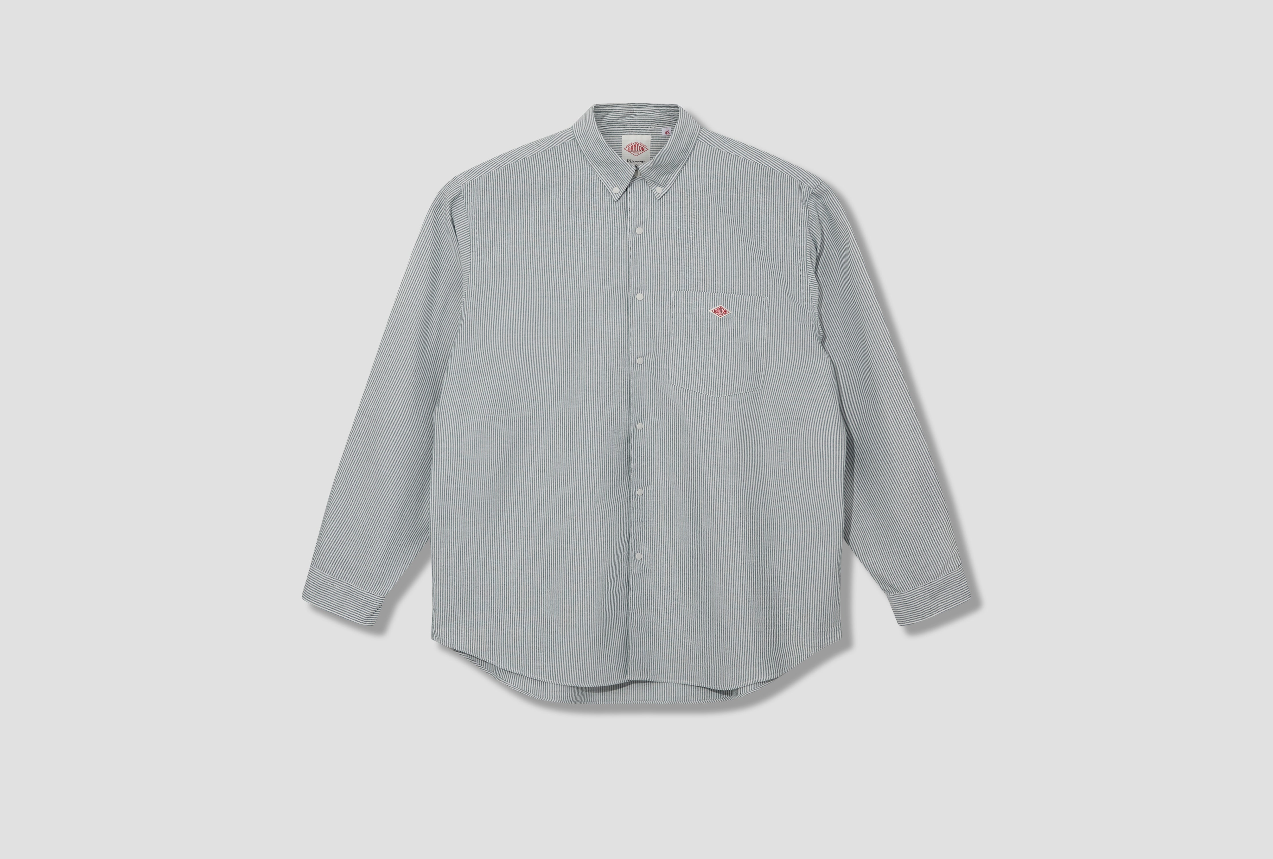 DOT BUTTON B.D SHIRT - COOLMAX T/C OXFORD #DT-B0116 CMX Green