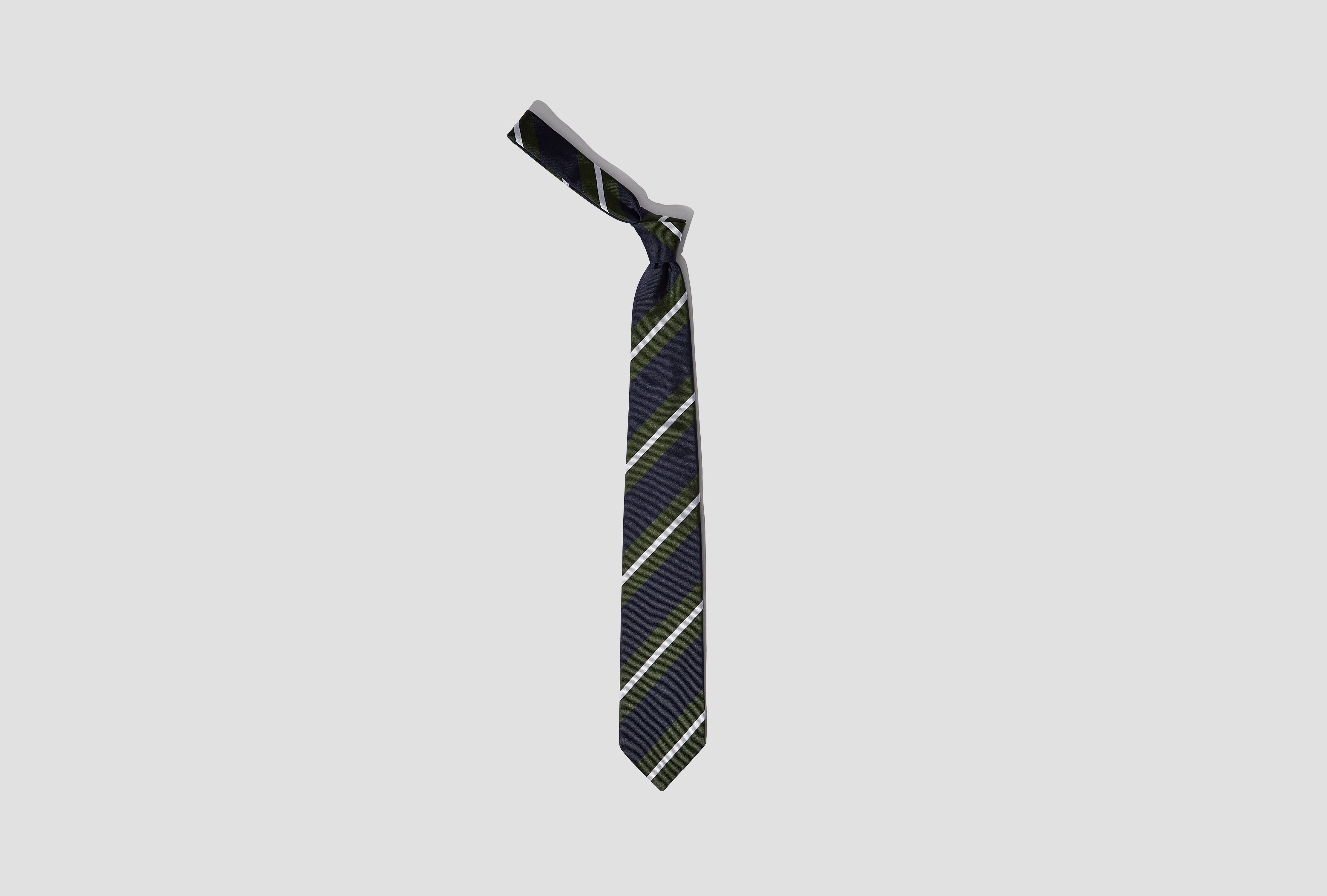 REGIMENTAL STRIPE MOGADOR WOVEN TIE DR1AAN 23590-03 Navy