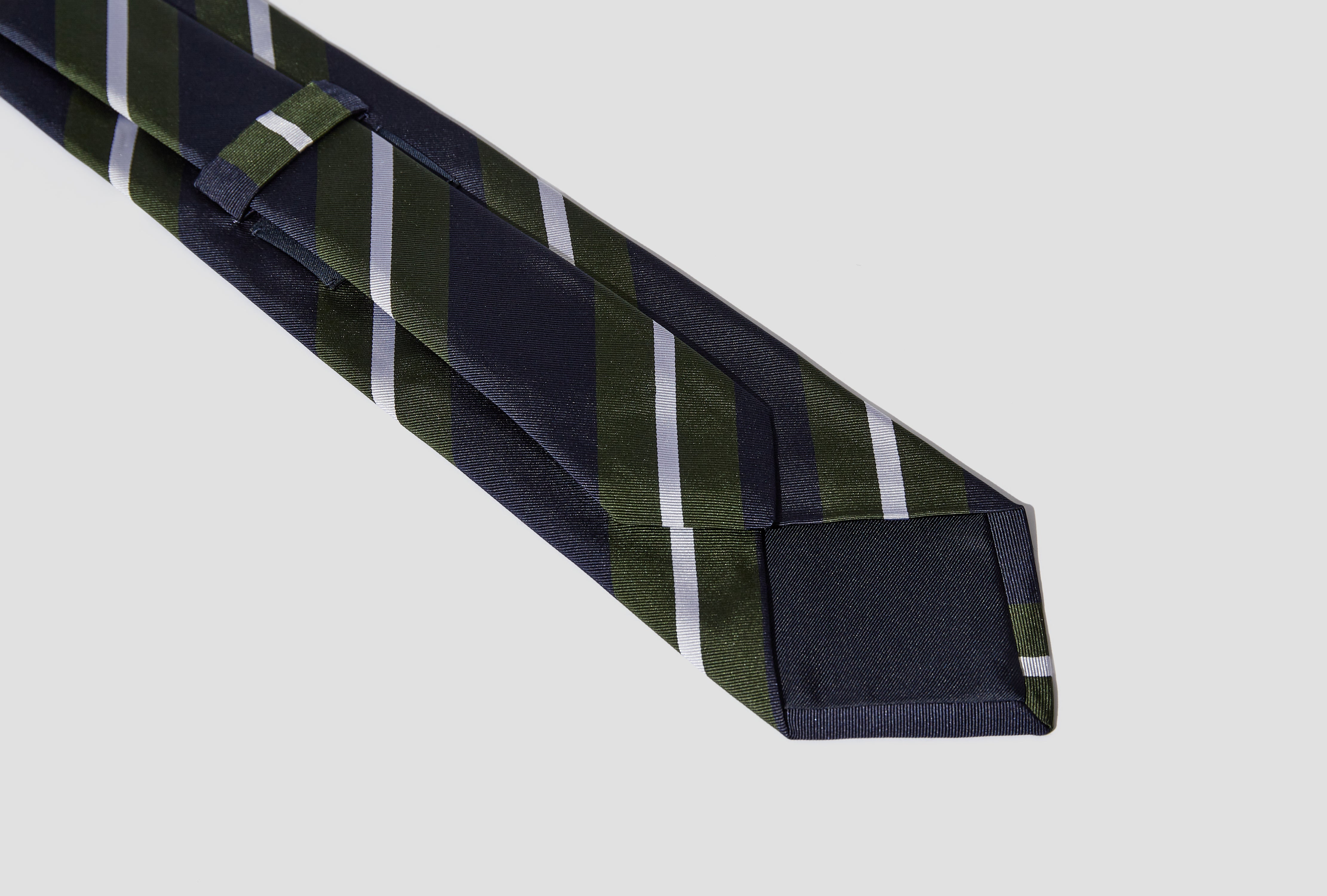 REGIMENTAL STRIPE MOGADOR WOVEN TIE DR1AAN 23590-03 Navy