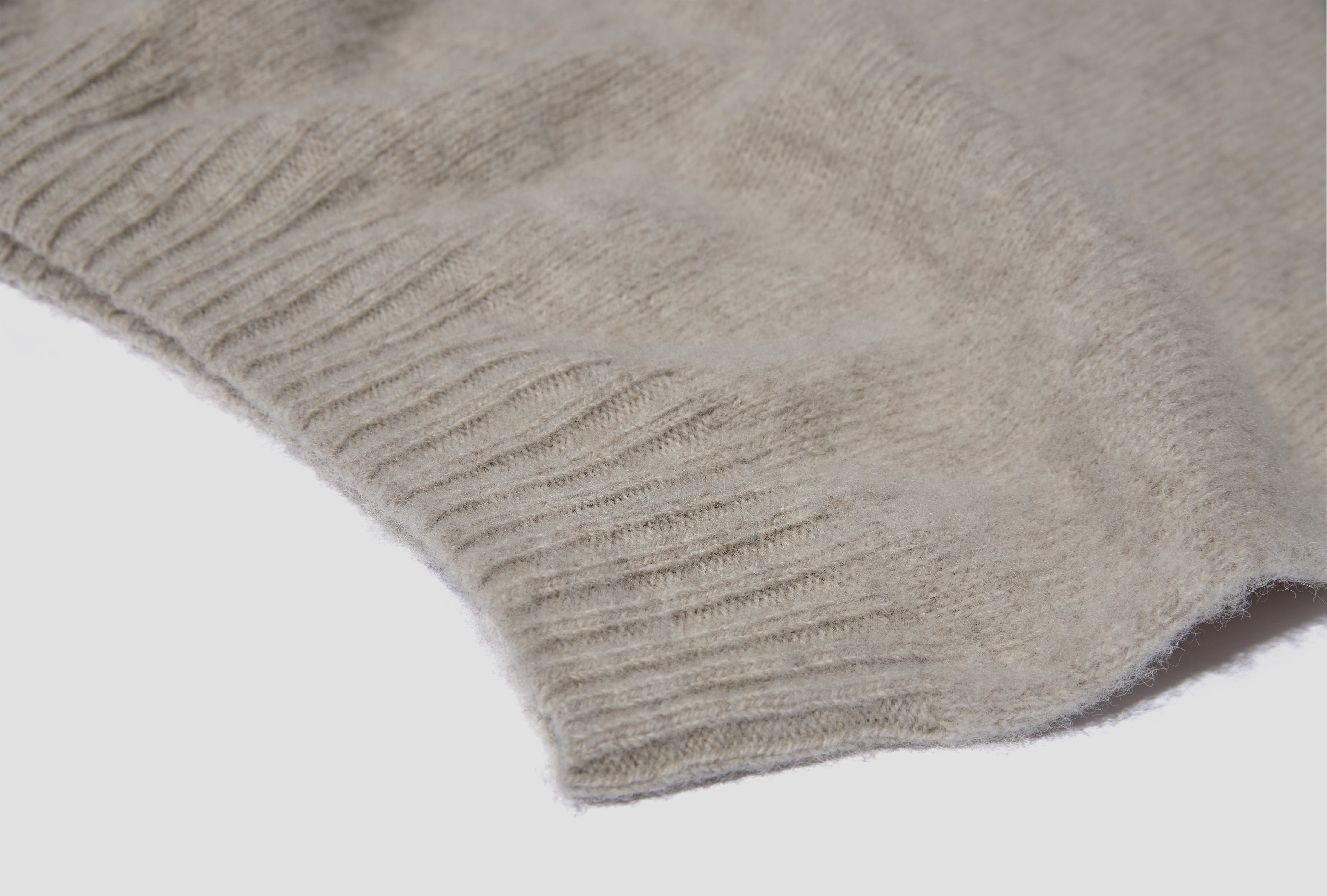 BRUSHED SHETLAND CREW NECK JUMPER DR2A3A 21501-15 Beige