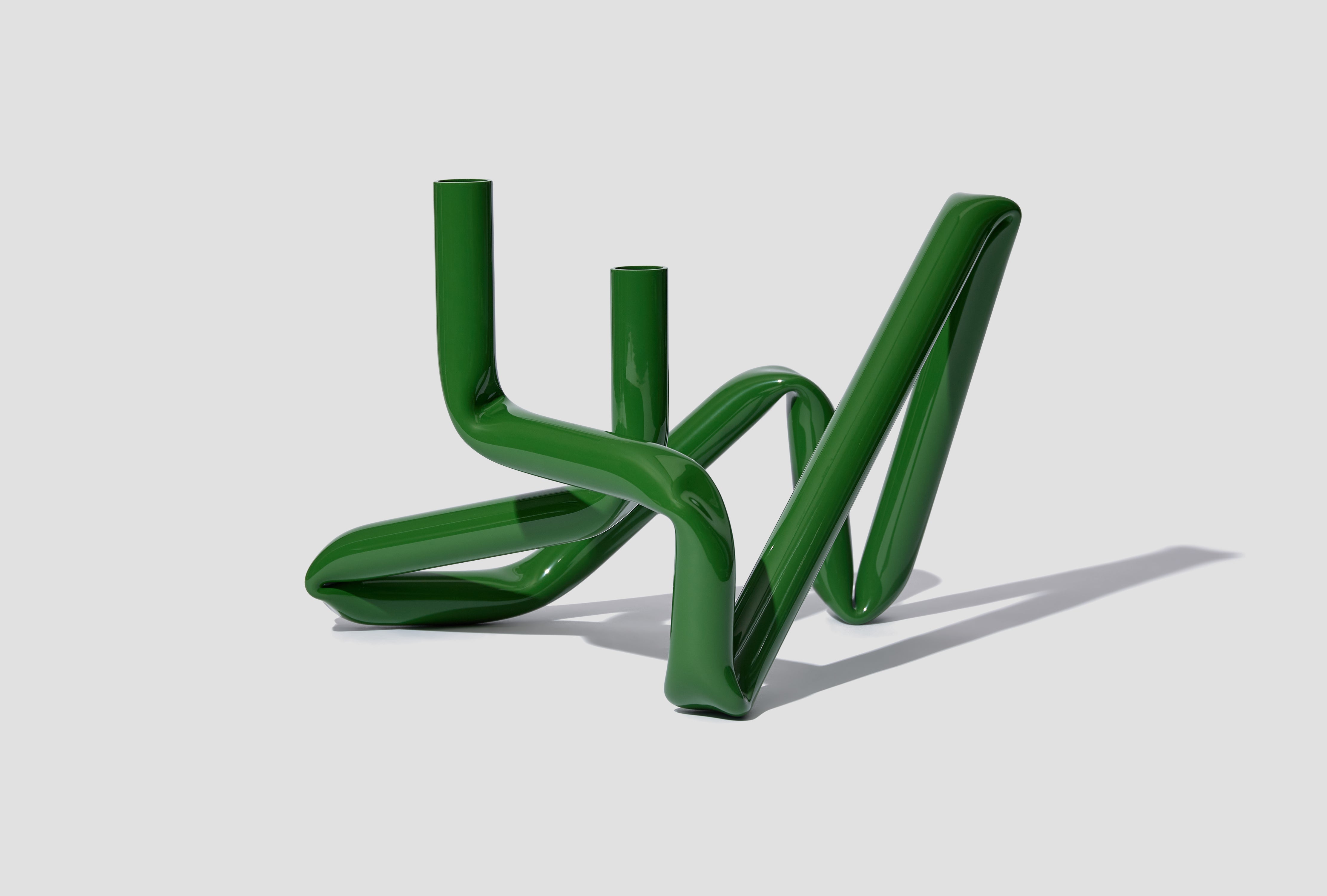 BUCATINI CANDLE HOLDER 108 - GRASS GREEN / RAL 6010