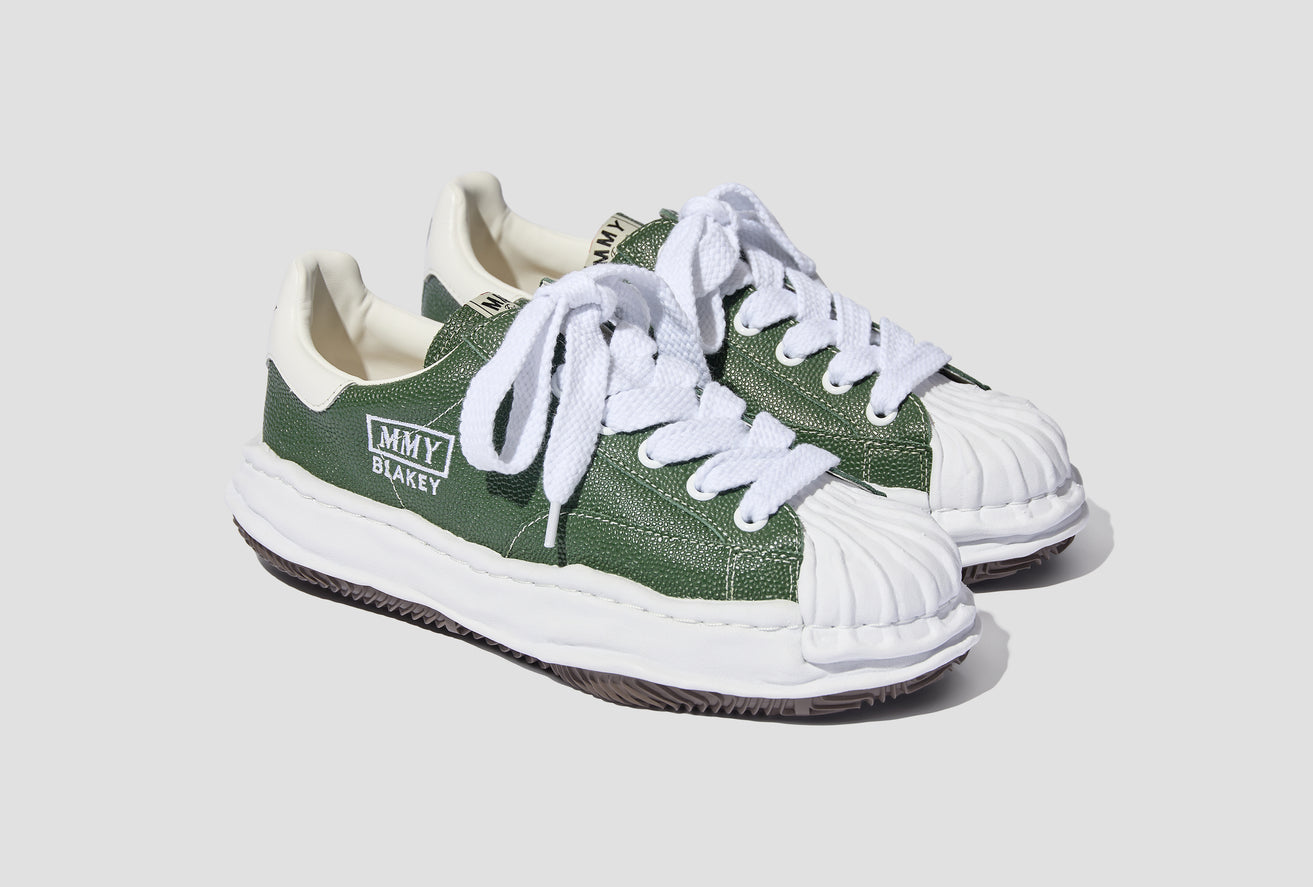 BLAKEY LOW - ORIGINAL SOLE BASCKET LEATHER LOW-TOP SNEAKER A11FW717 Green