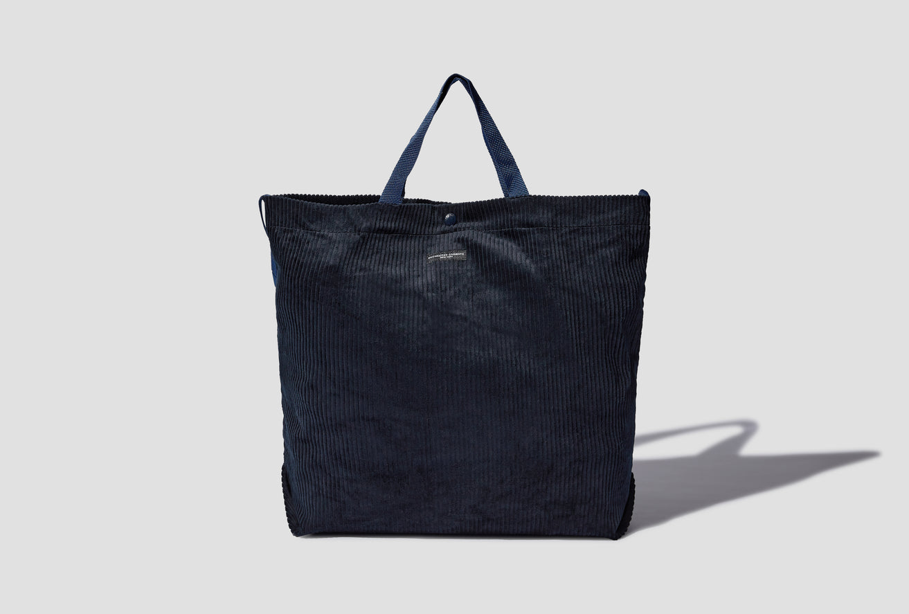 CARRY ALL TOTE - DK. NAVY COTTON 4.5W CORDUROY SD017 / 23F1H015