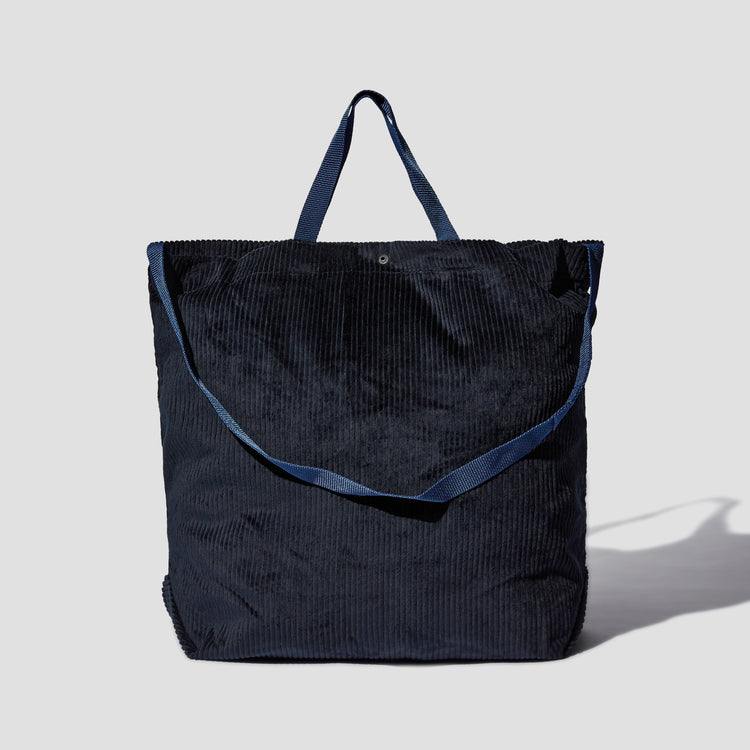 CARRY ALL TOTE - DK. NAVY COTTON 4.5W CORDUROY SD017 / 23F1H015