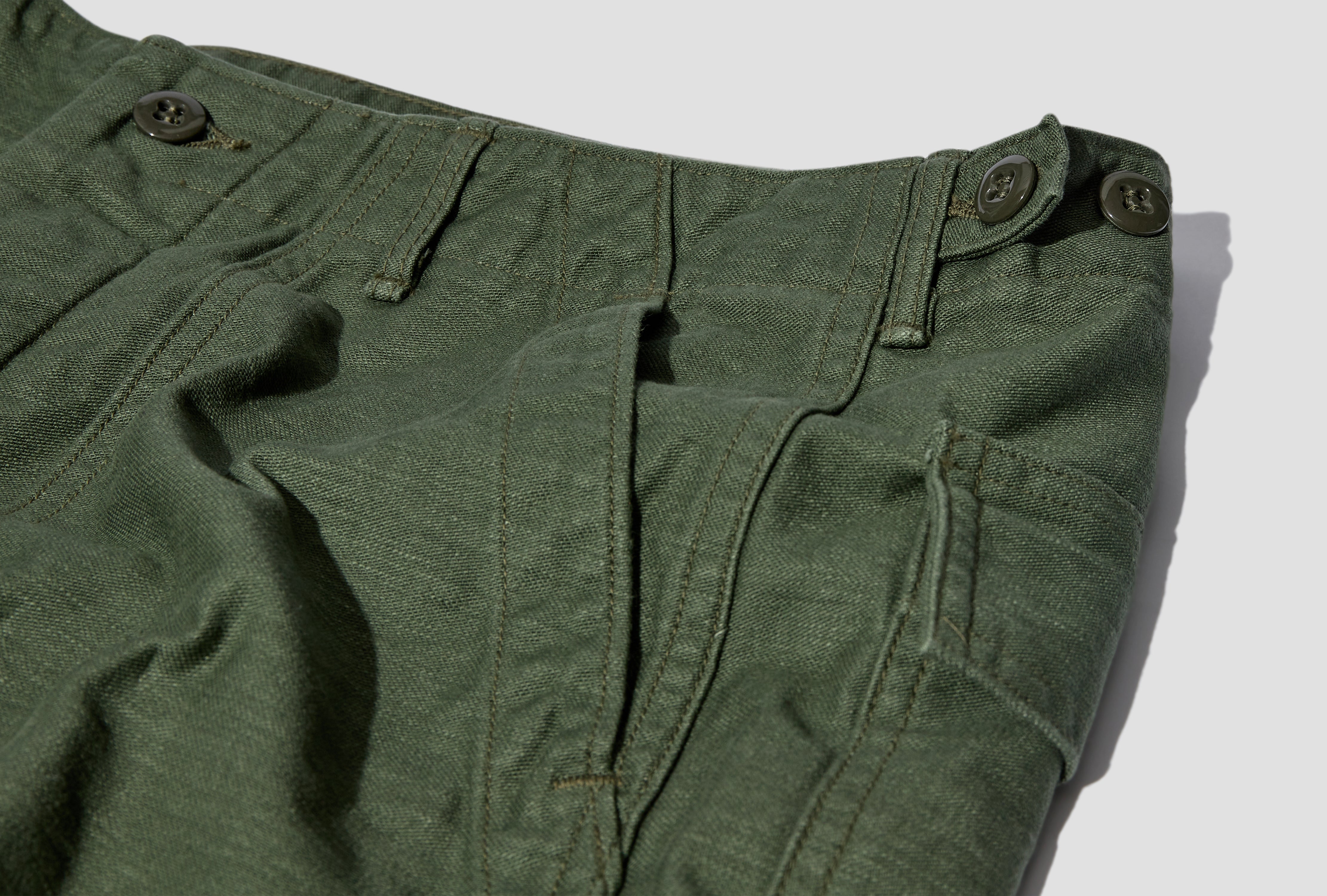 US ARMY FATIGUE PANTS - ORIGINAL REVERSE SATEEN 01-5002-16 Green