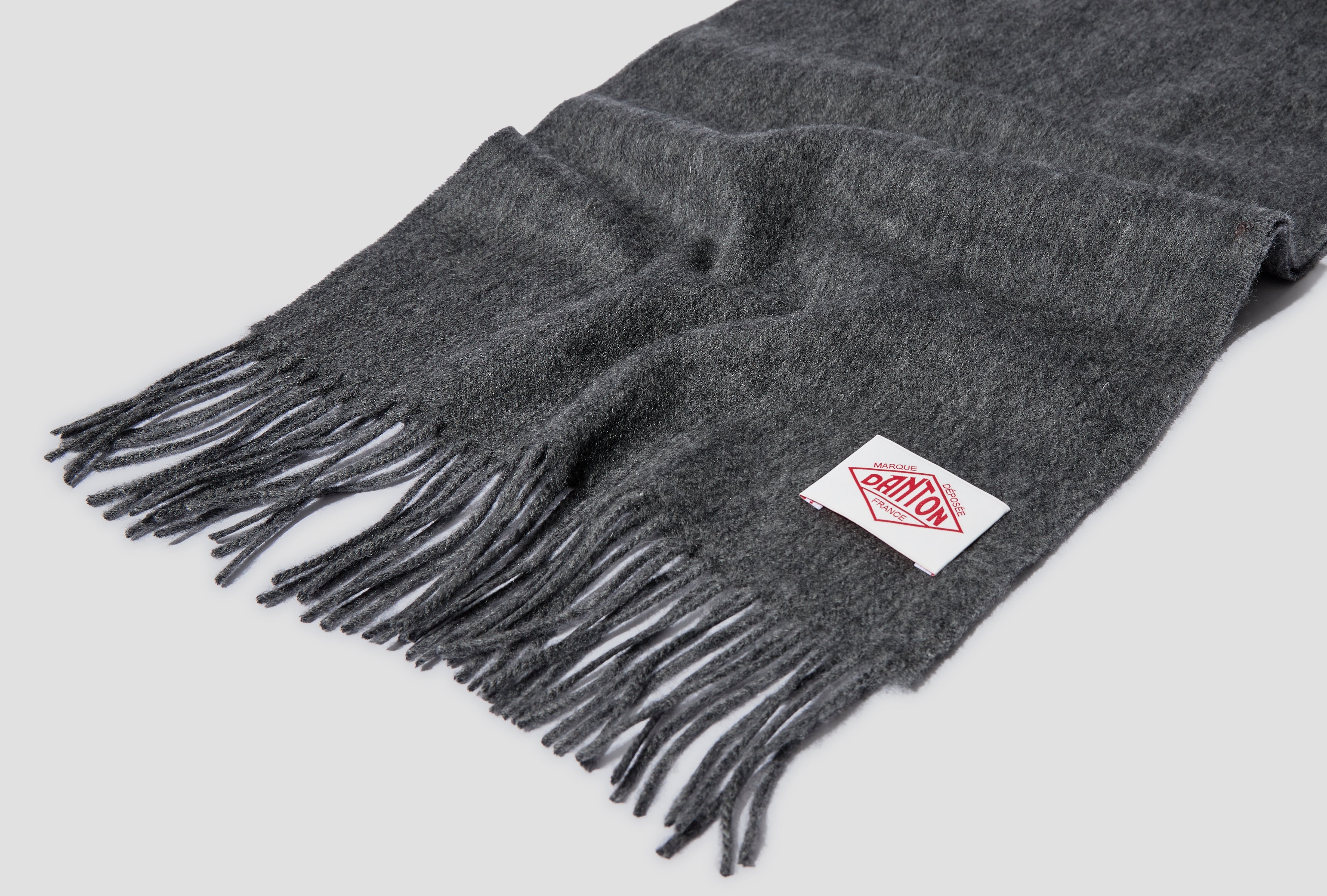 MUFFLER - WOOL/CASHMERE #DT-H0226 MUF Charcoal