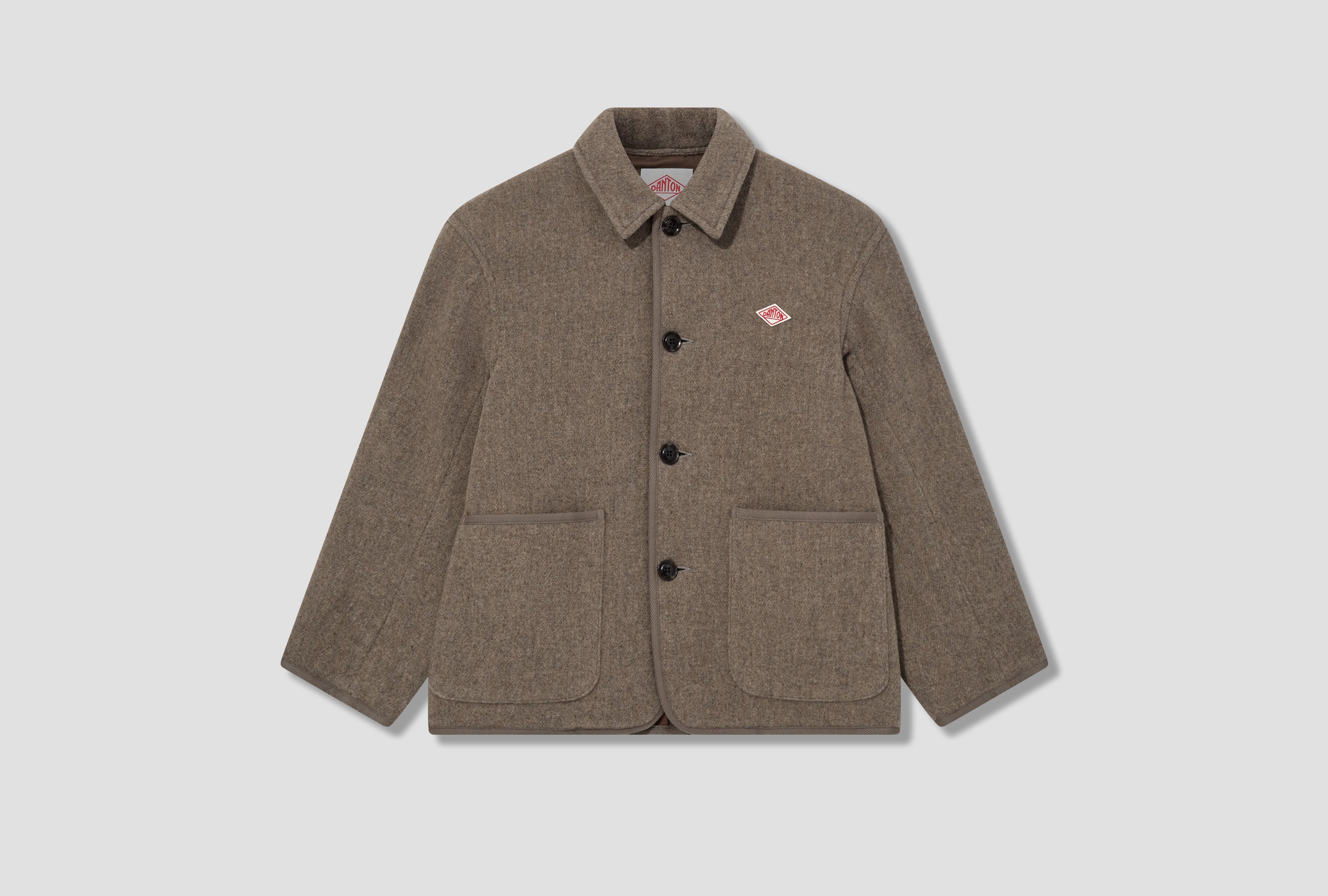 DANTON COVERALLS JACKET - WOOL LIGHT PILE #DT-A0210 WLP Beige ...