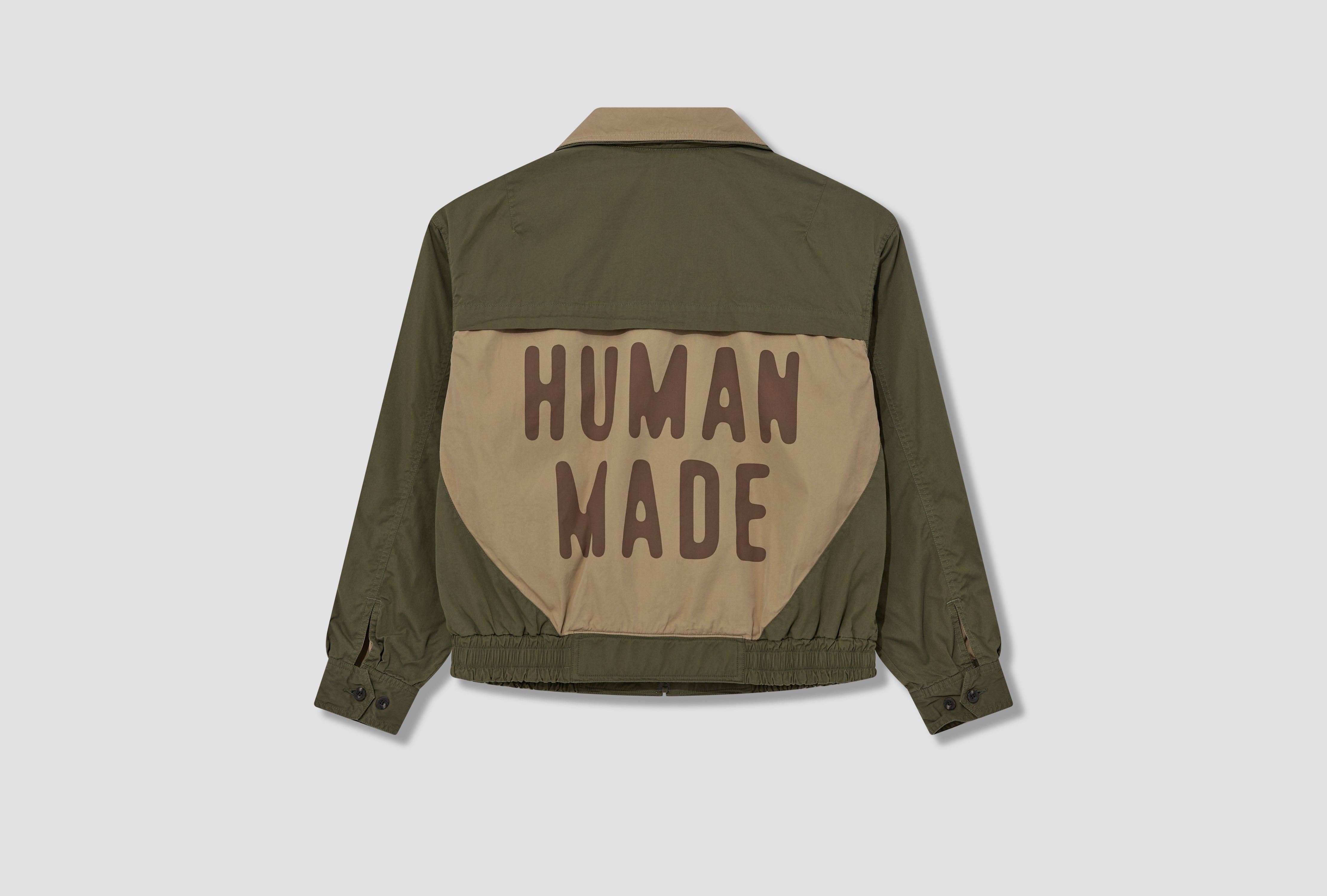 HUMAN MADE OXFORD BLOUSON JACKET HM26JK021 Olive – HARRESØ