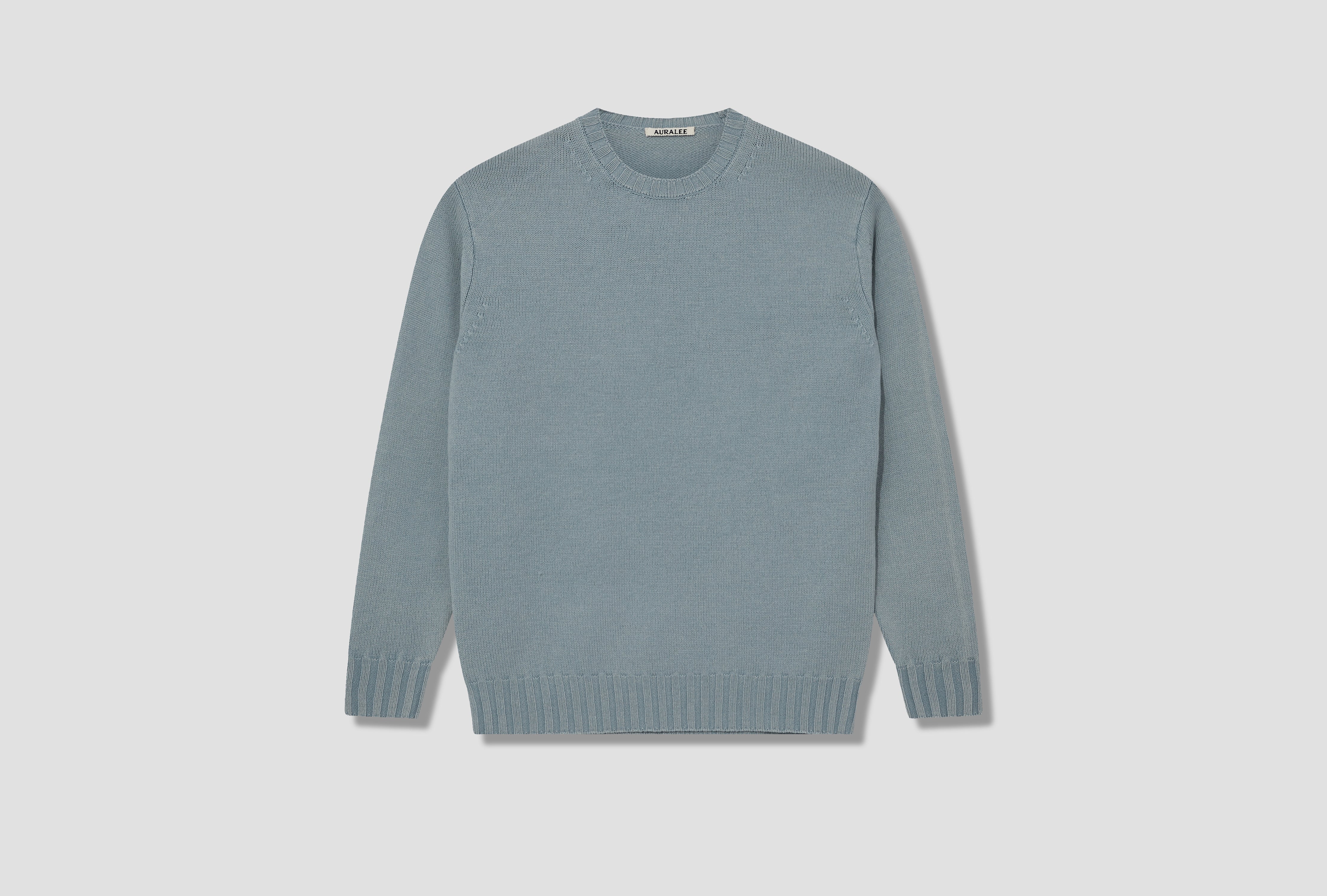 AURALEE BRUSHED SUPER KID MOHAIR KNIT P/O A22AP01KM Blue – HARRESØ