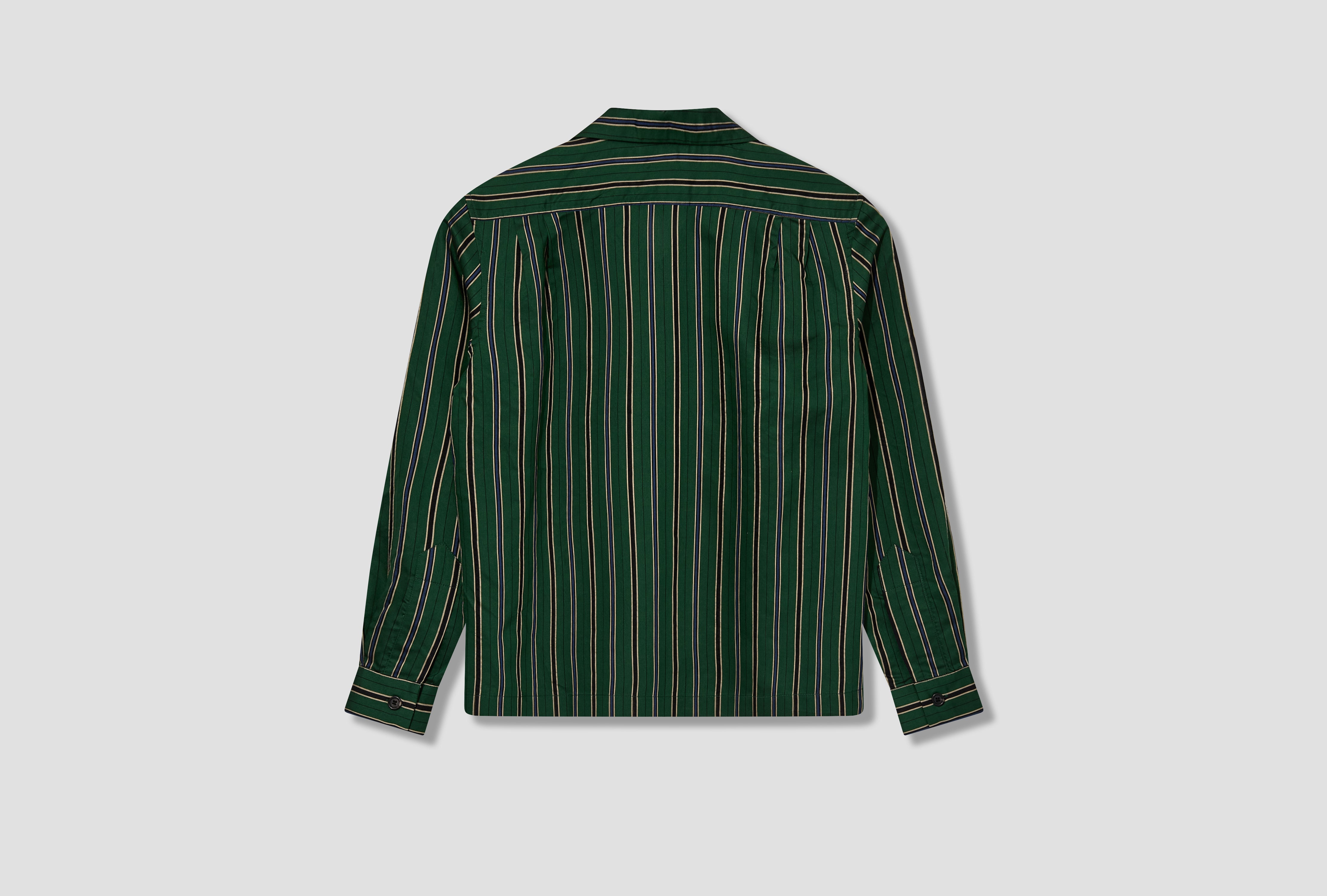 BODE ALUMNI STRIPE LS SHIRT MRF23SH076 Green – HARRESØ