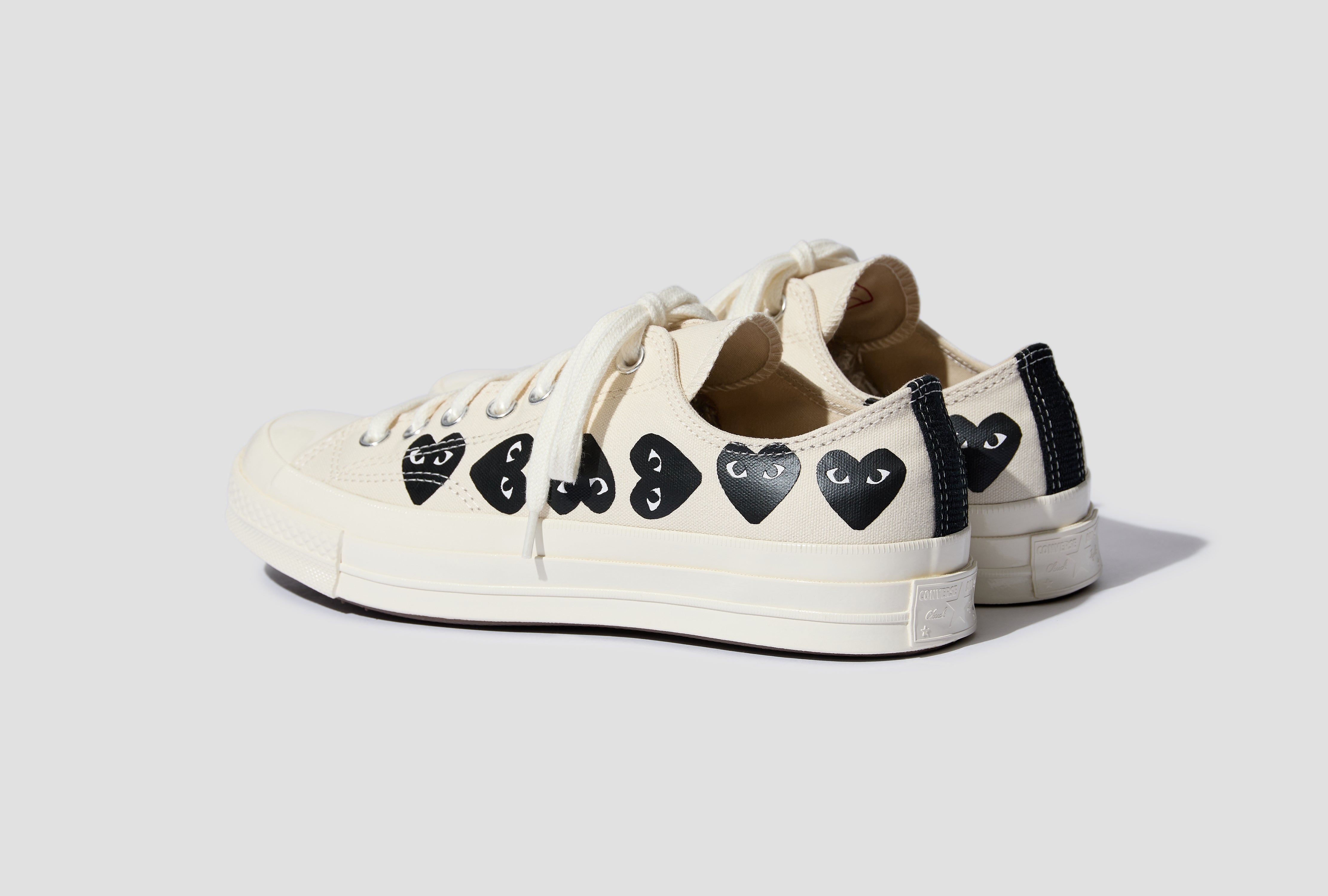 CONVERSE - MULTI BLACK HEART CHUCK TAYLOR ALL STAR '70 LOW P1K126 Beige