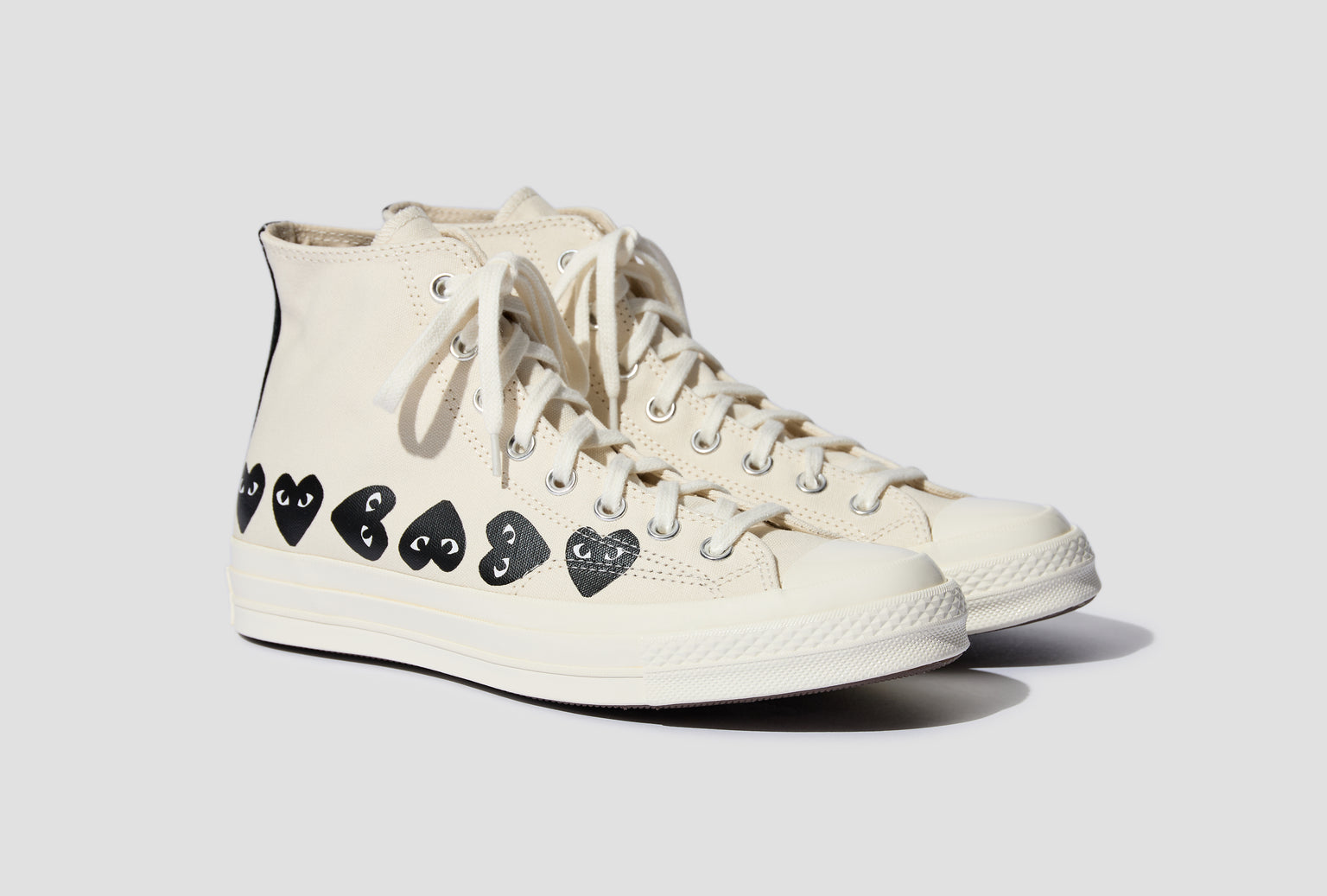 CONVERSE - MULTI BLACK HEART CHUCK TAYLOR ALL STAR '70 HIGH P1K127 Beige