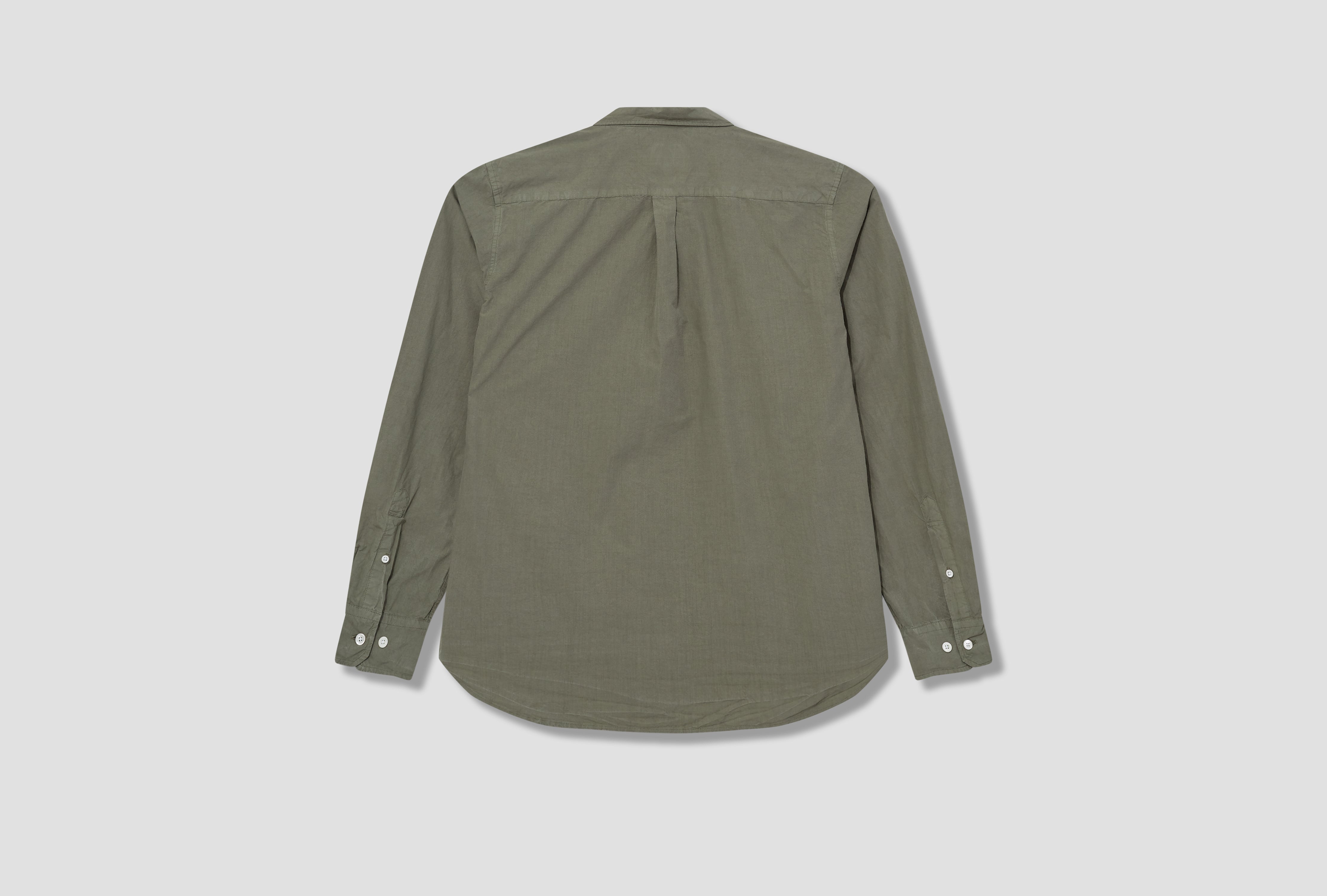 OSVALD COTTON TENCEL SHIRT N40-0618 Khaki