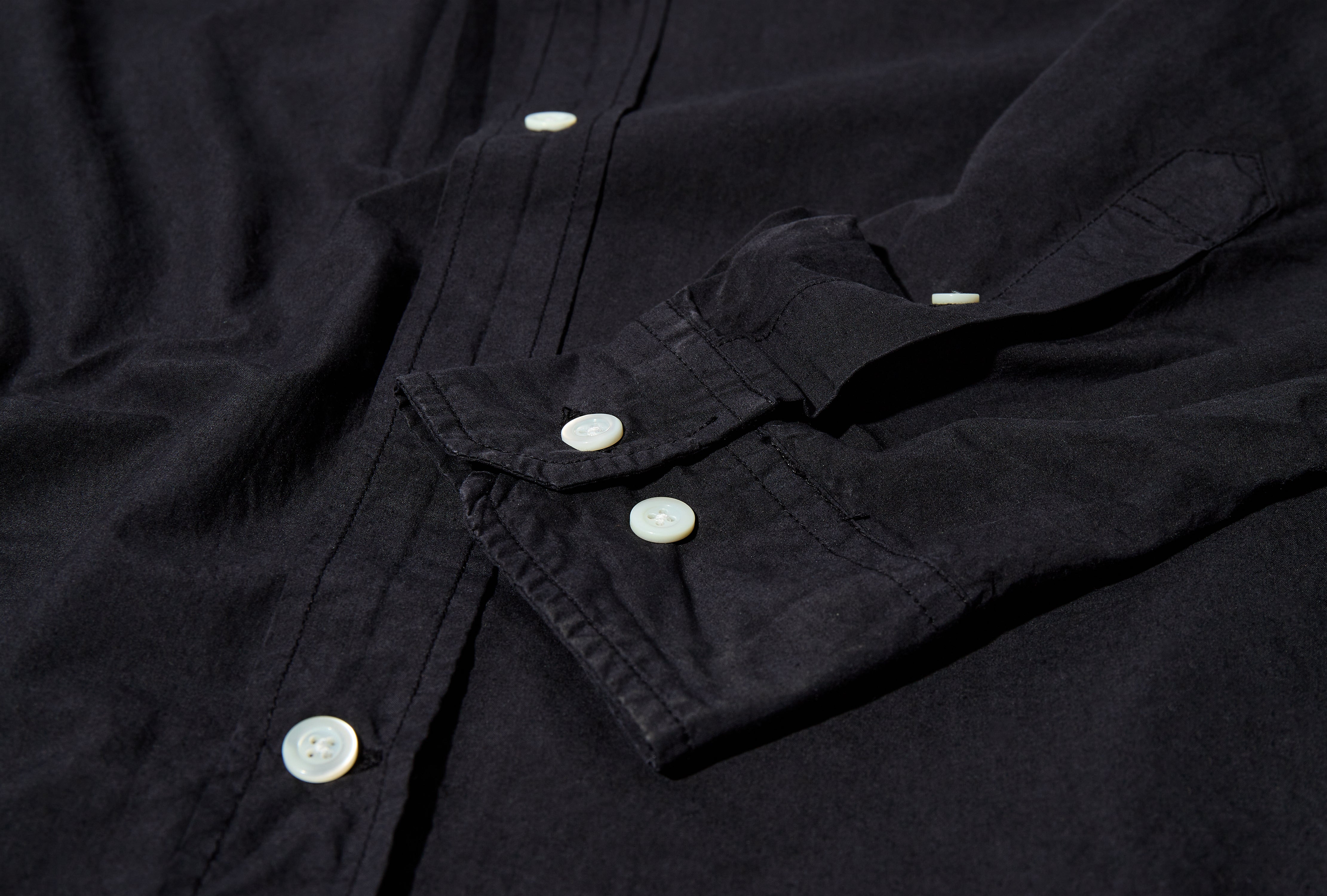 OSVALD COTTON TENCEL SHIRT N40-0618 Navy