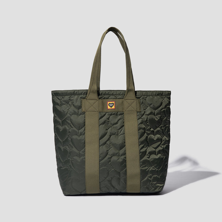 HEART QUILTING TOTE HM26GD027 Olive