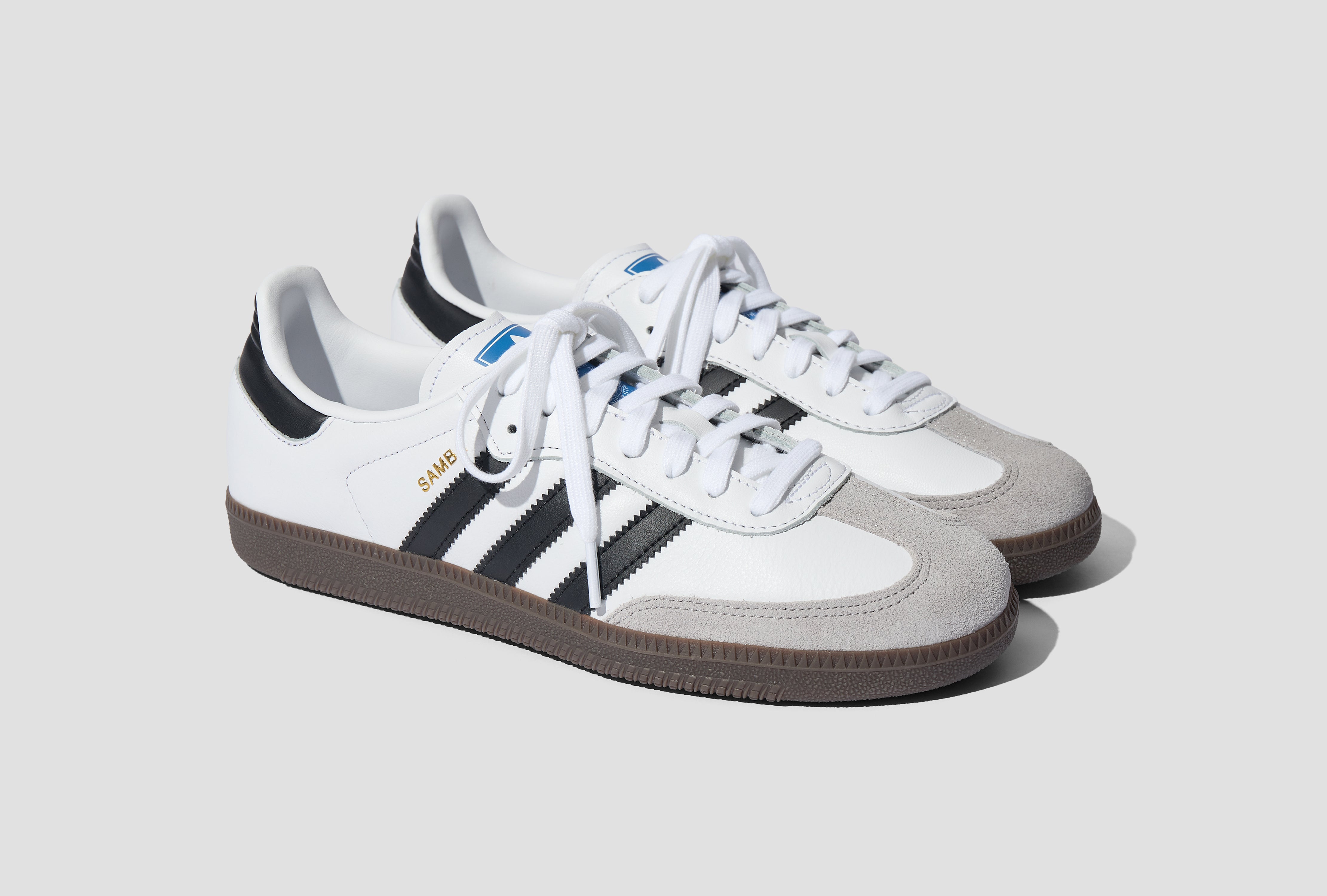 ADIDAS ORIGINALS SAMBA OG SNEAKERS FTWWHT CBLACK CGRANI B75806