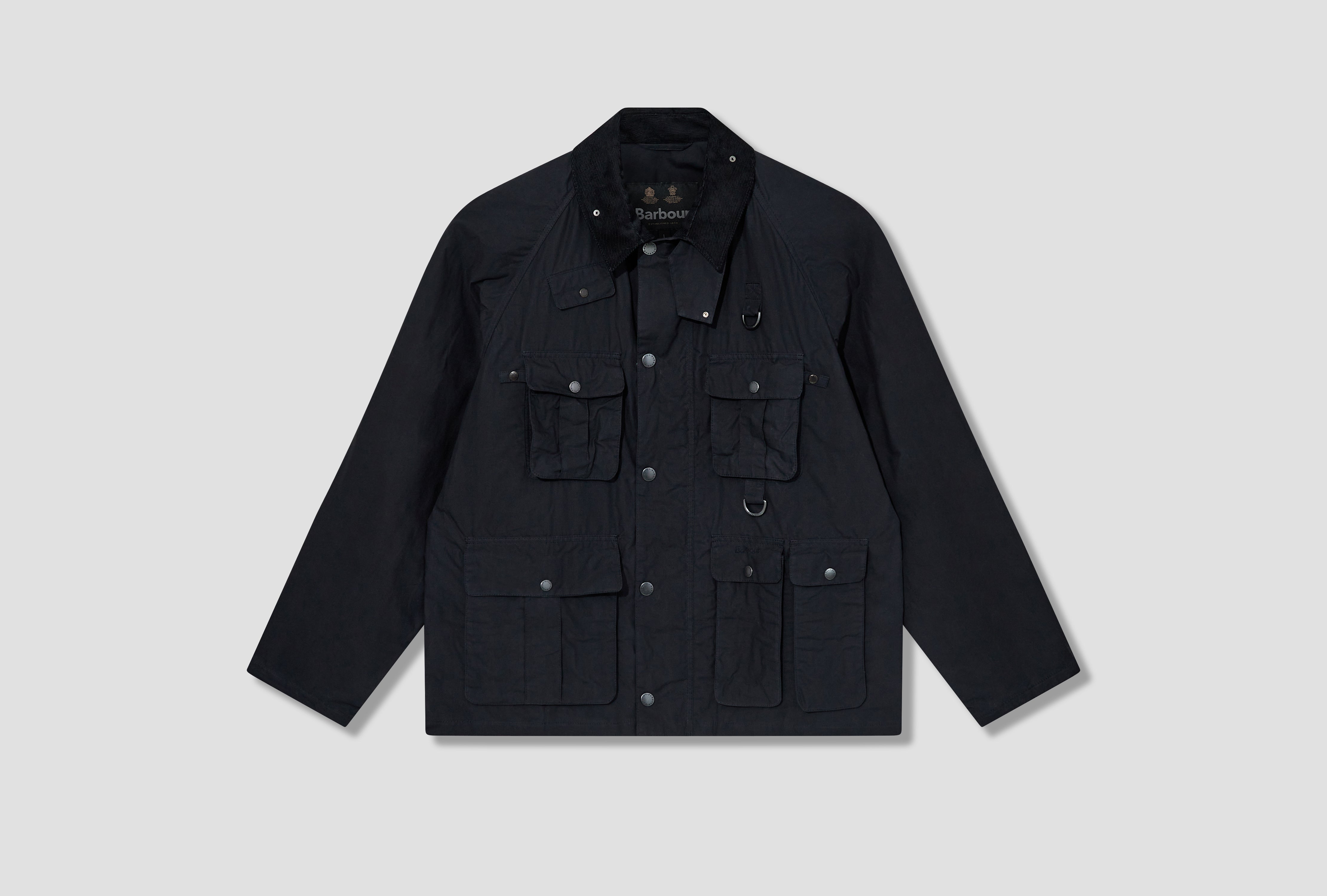 BARBOUR HERITAGE + - MODIFIED TRANSPORT CASUAL JACKET MCA0966 Navy