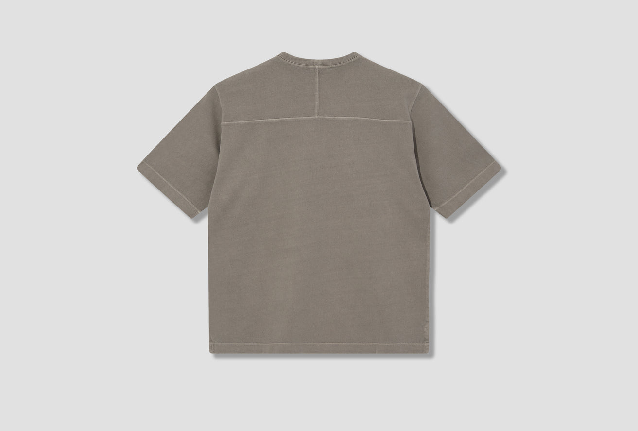 60% RECYCLED HEAVY COTTON JERSEY TINTO TERRA STONE ISLAND CLOSED LOOP PROJECT 8015209T2 Grey