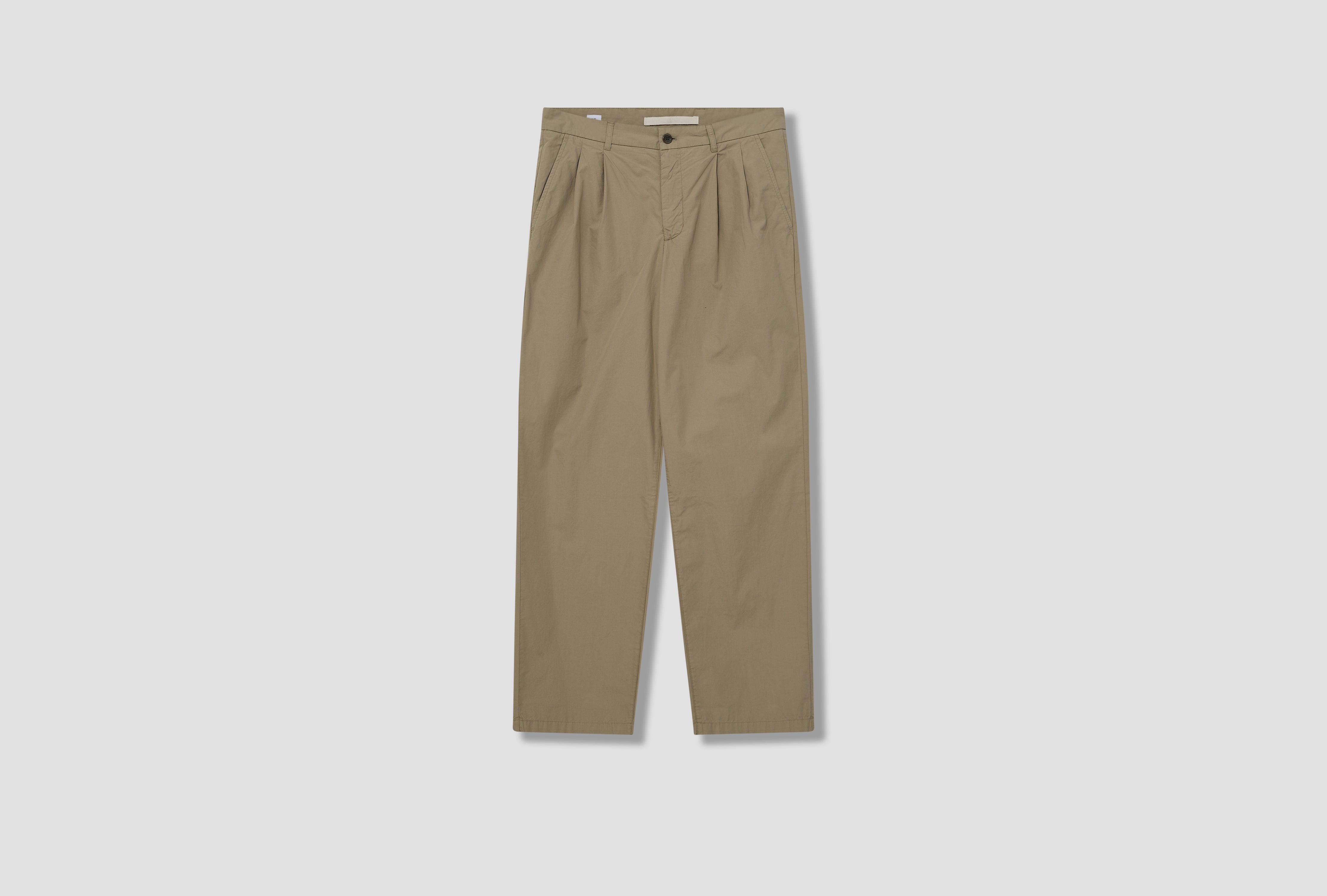 BENN RELAXED TYPEWRITER PLEATED TROUSER N25-0400 Light green