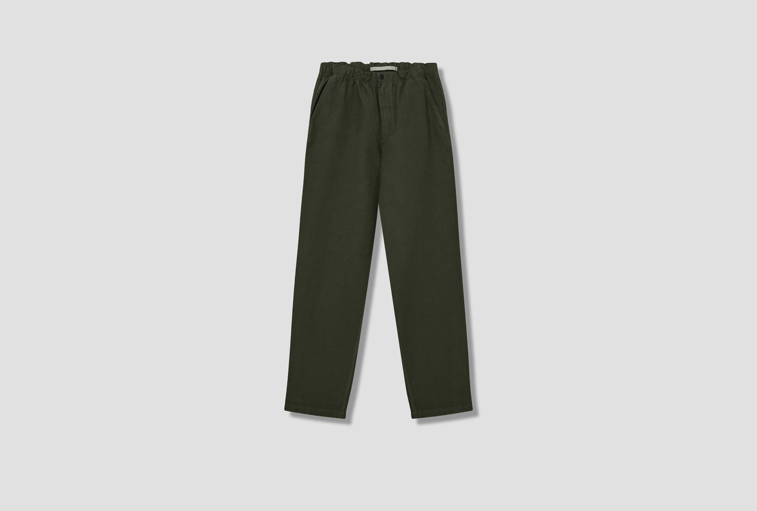 EZRA RELAXED COTTON LINEN TROUSER N25-0402 Green