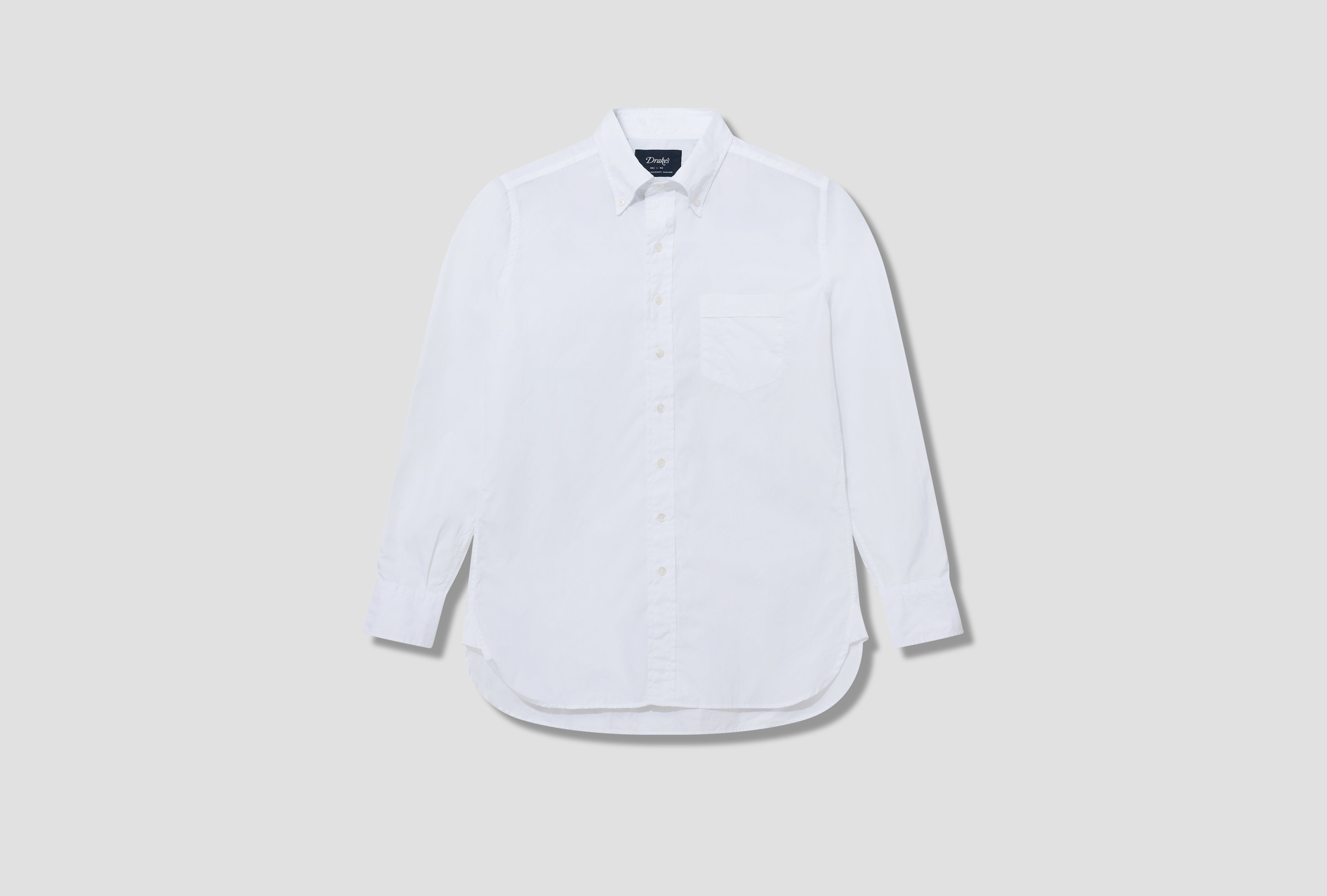 BUTTON DOWN POCKET POPLIN SHIRT DR2A4A 21849-01 White