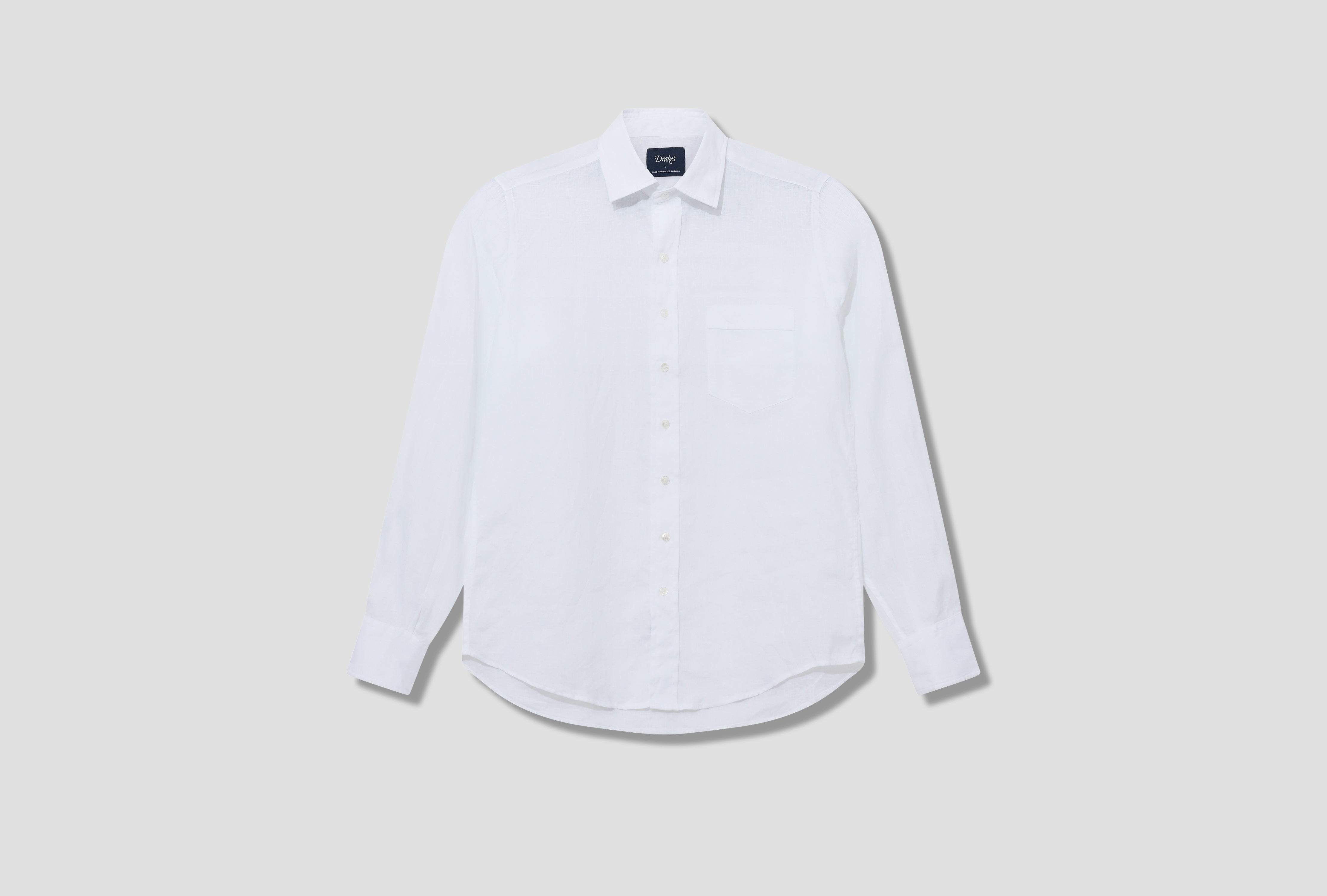 THE LINEN SUMMER SHIRT DR2A4E 21915-01 White