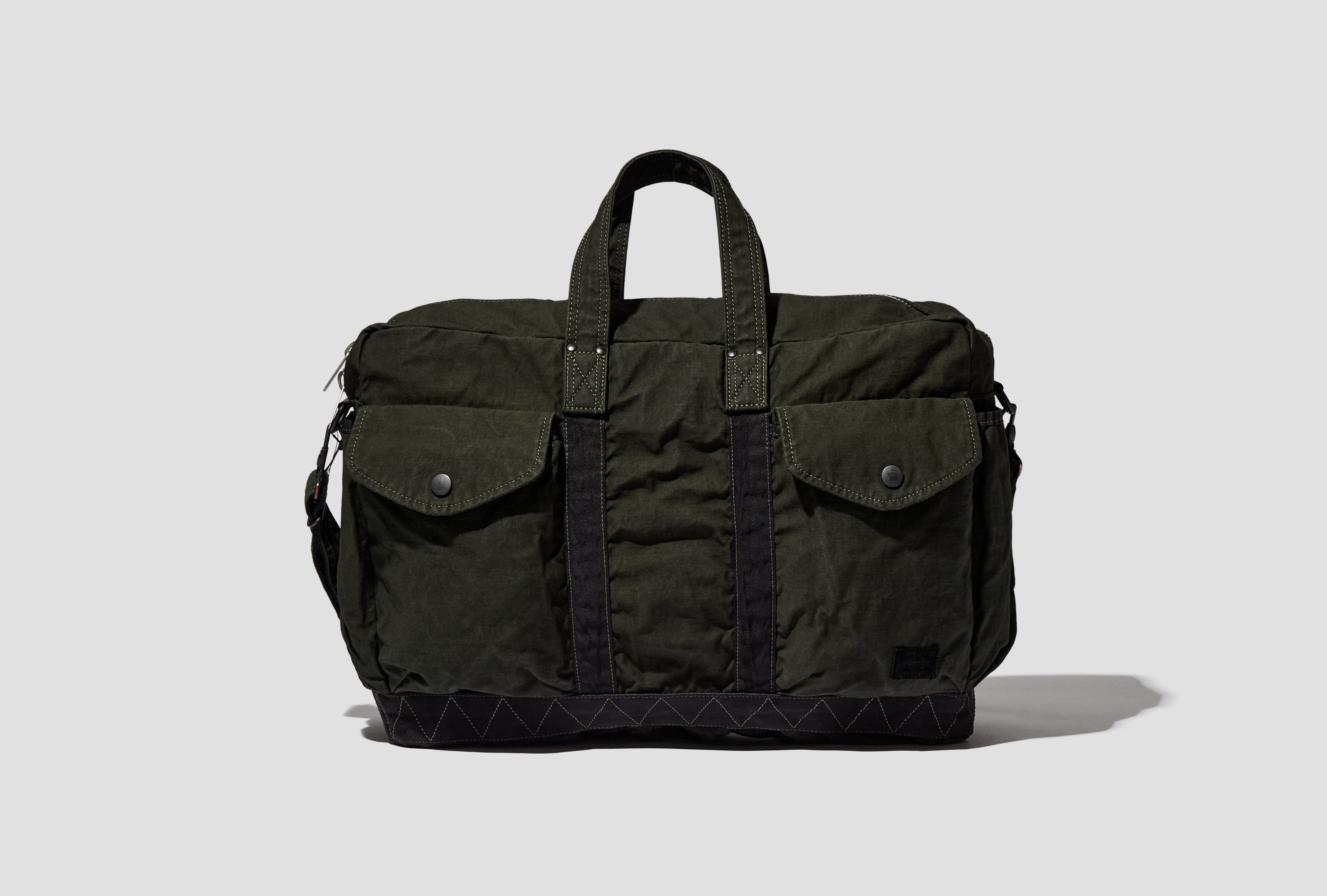 CRAG - 2WAY BOSTON BAG (S) 540-19694 Olive