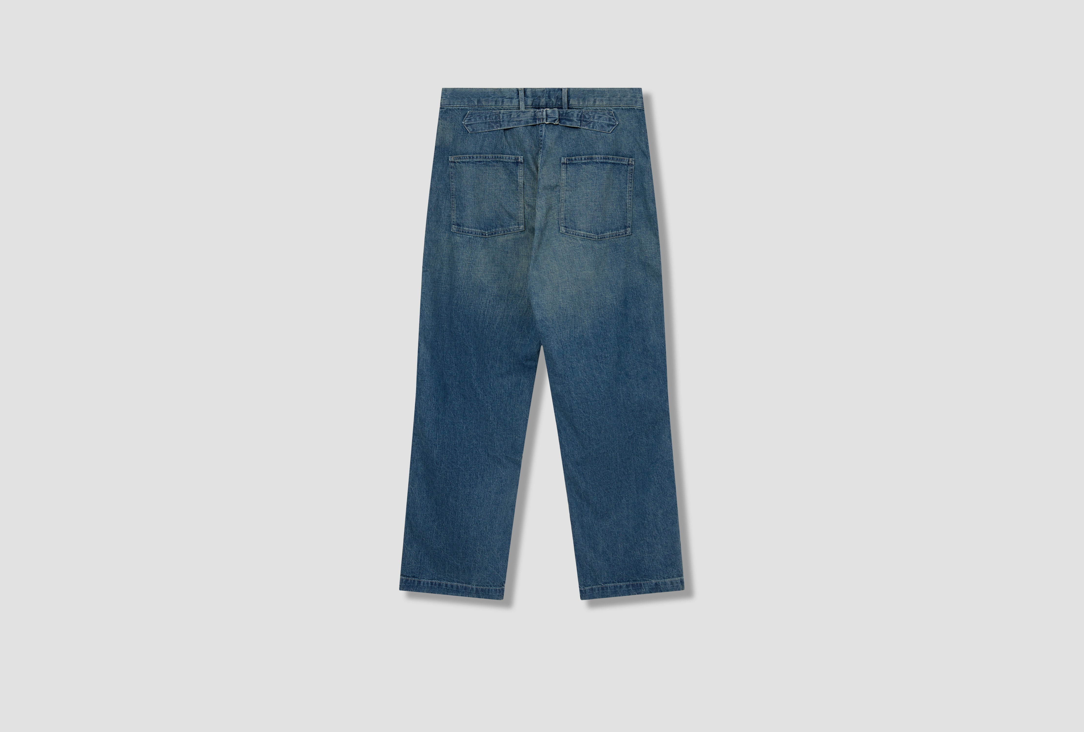 BAGGY DENIM PANTS HM27PT011 Blue