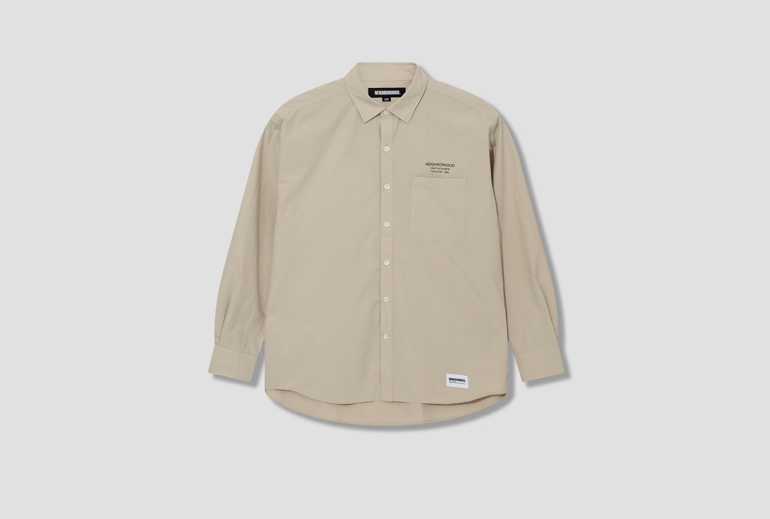 TRAD SHIRT LS 241SPNH-SHM01 Beige