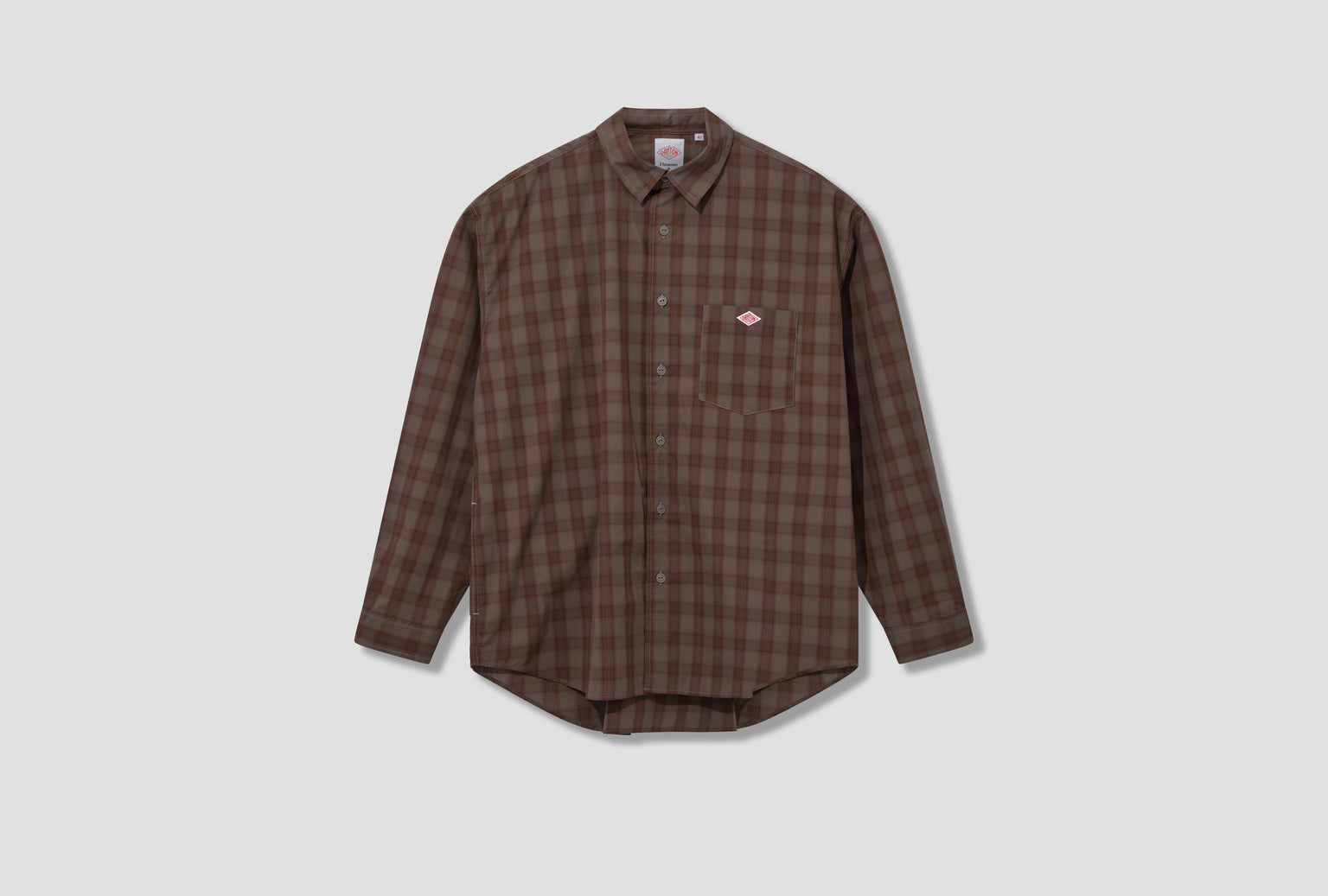 WORK SHIRT - TC VOIL POPLIN #DT-B0225 TCV Brown