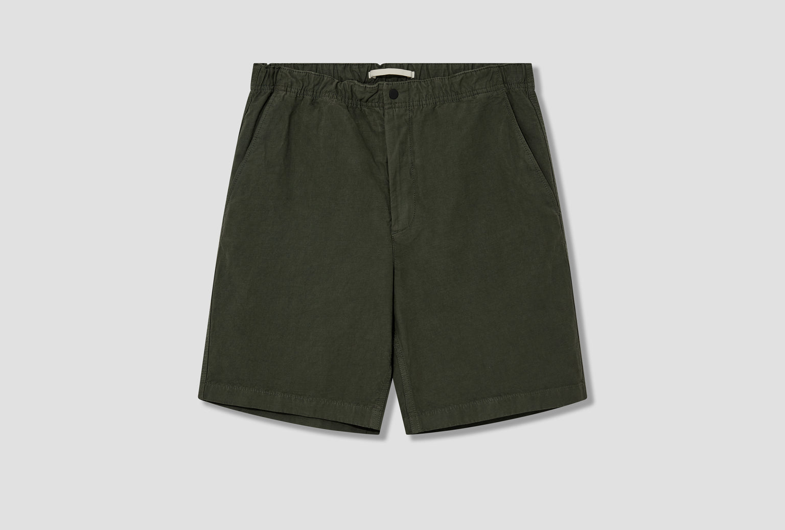 EZRA RELAXED COTTON LINEN SHORT N35-0614 Green