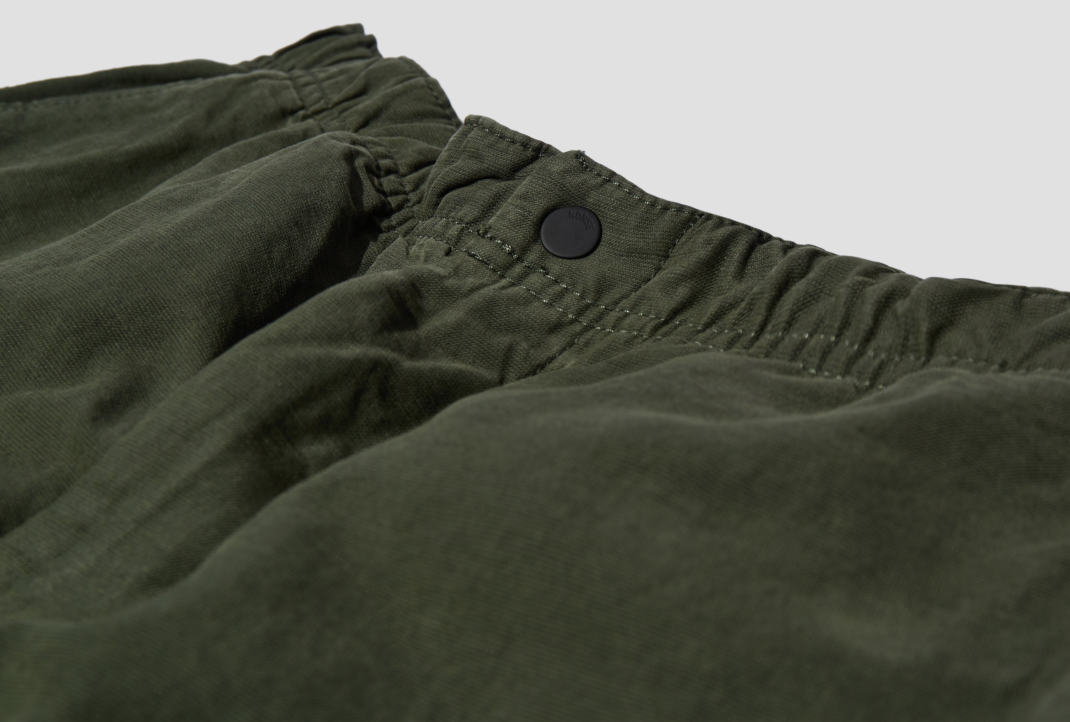 EZRA RELAXED COTTON LINEN SHORT N35-0614 Green