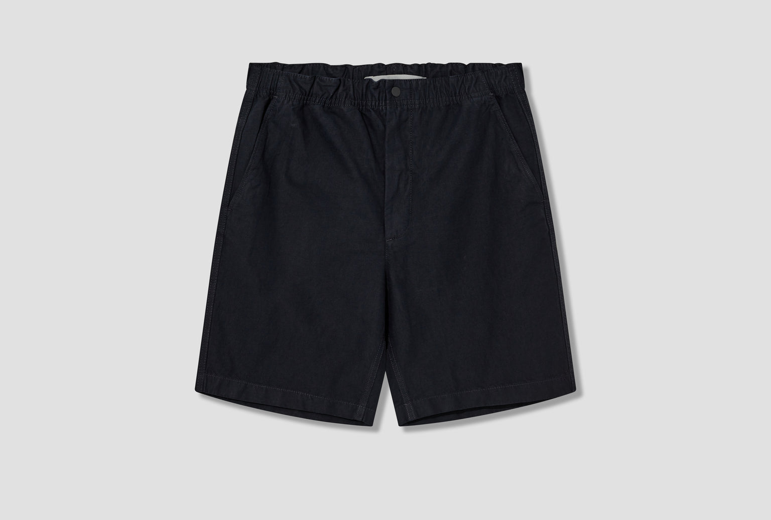 EZRA RELAXED COTTON LINEN SHORT N35-0614 Navy