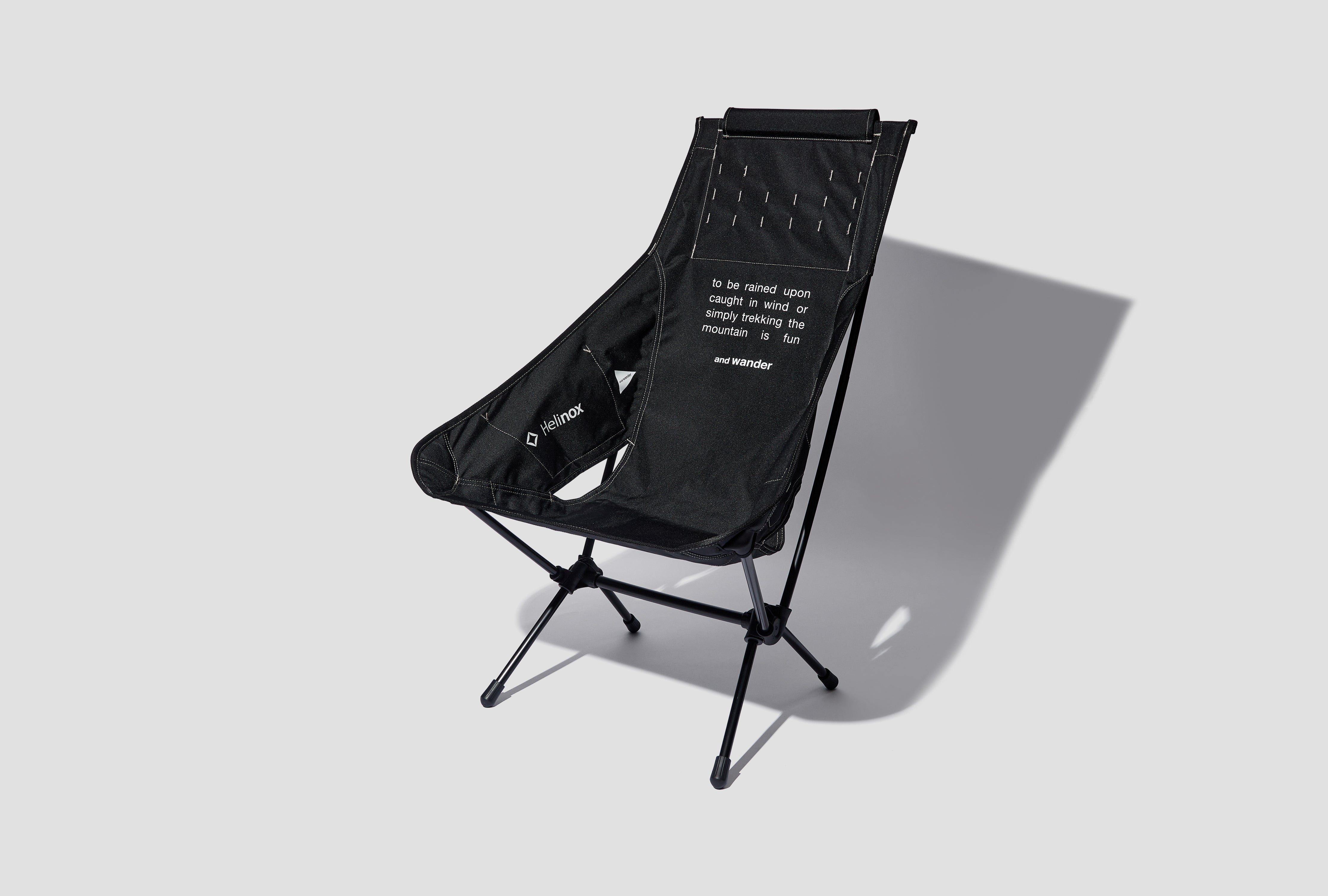 HELINOX × AND WANDER FOLDING CHAIR TWO 5744977253 Black – HARRESØ