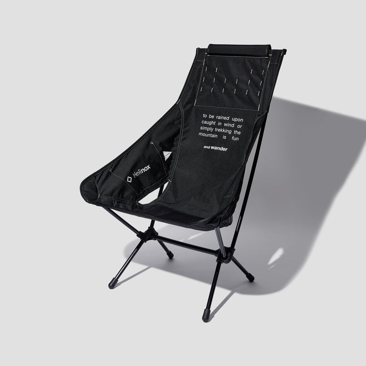 HELINOX × AND WANDER FOLDING CHAIR TWO 5744977253 Black