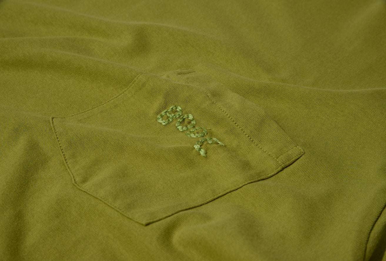 BODE EMBROIDERED POCKET TEE MRS24CS016 Green