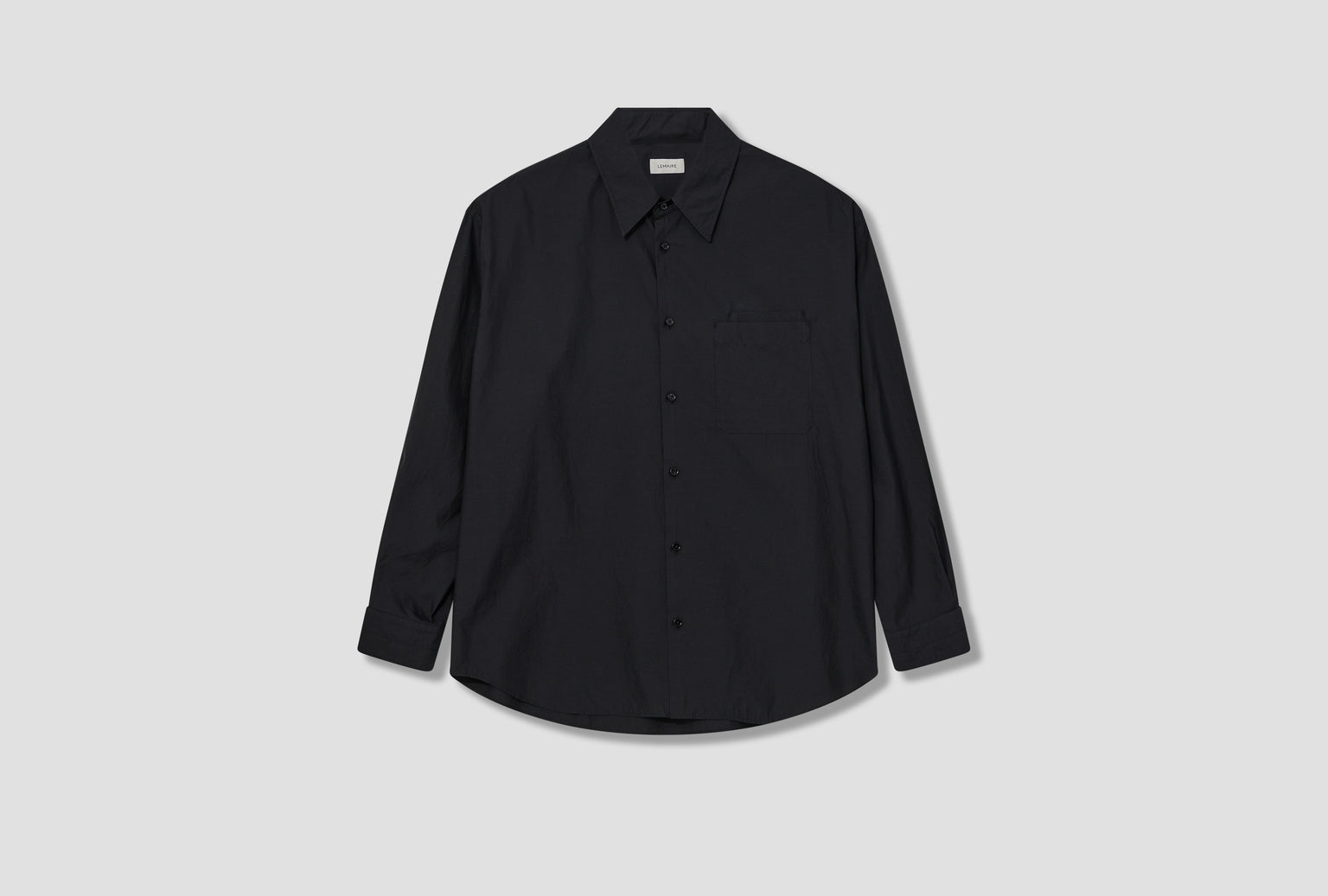 DOUBLE POCKET LS SHIRT - COTTON SH1089 LF1209 Black