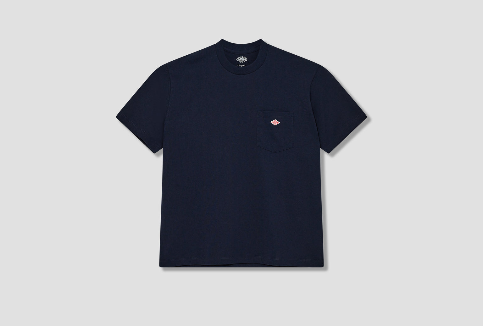 POCKET T-SHIRT PLAIN - T/C OPEN END JERSEY #DT-C0198 TCB Navy