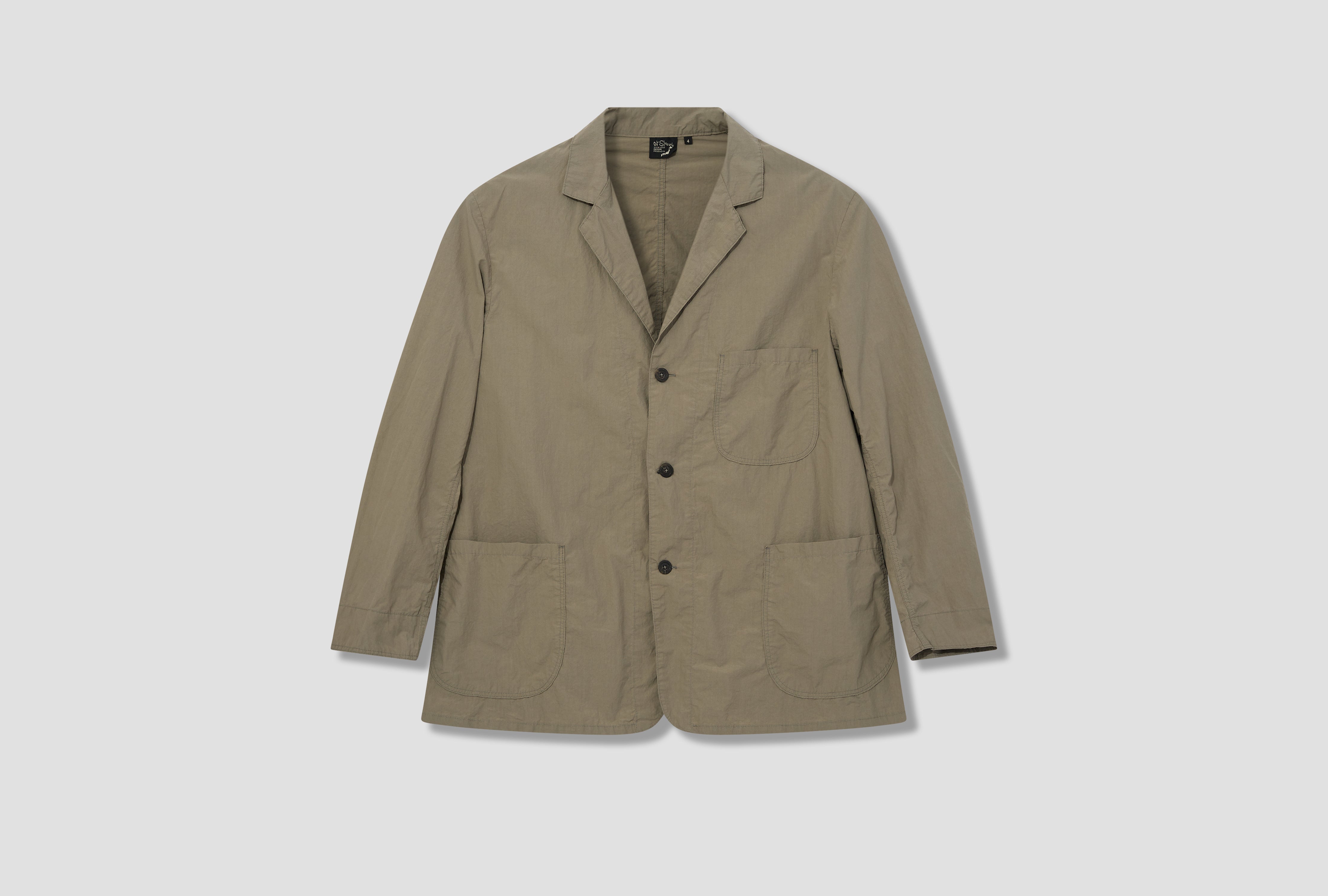 ENGINEERED GARMENTS BEDFORD JACKET - OLIVE COTTON RIPSTOP 23S1D005 