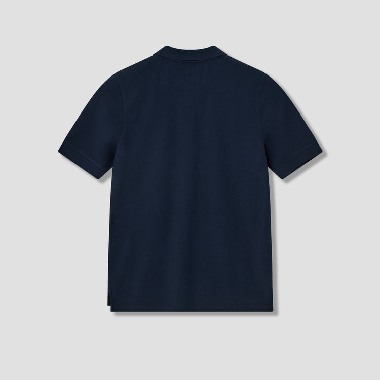 SS WASHED PIQUE POLO DR2A5C 24044-01 Navy