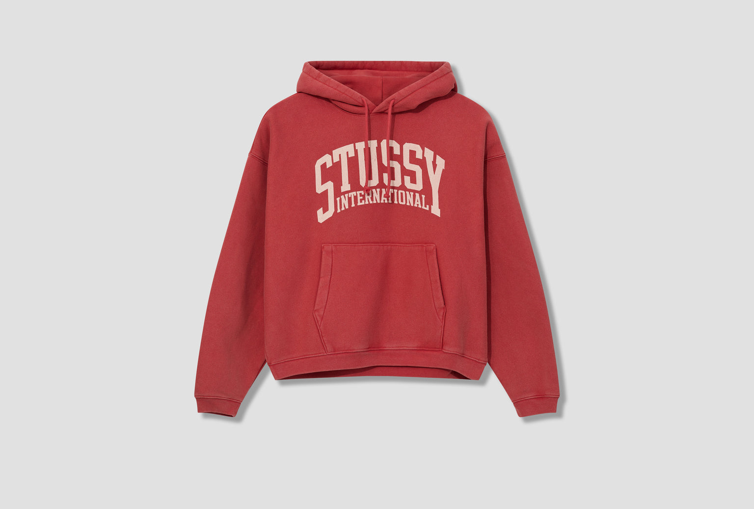 STUSSY INTL RELAXED HOOD 118550 Red