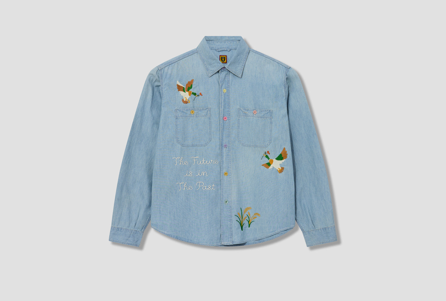 CHAMBRAY WORK SHIRT HM27SH010 Blue