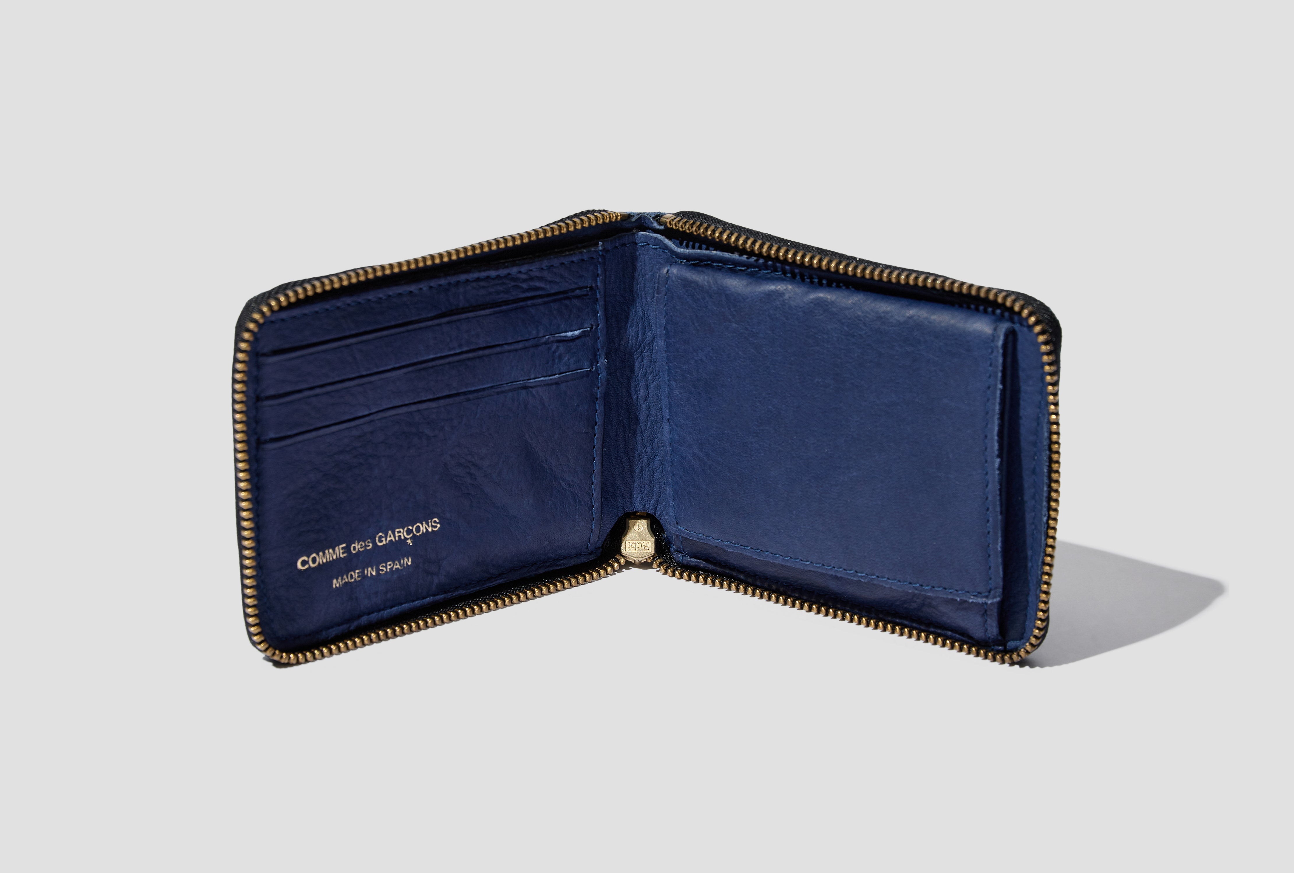 WASHED WALLET SA7100WW Navy